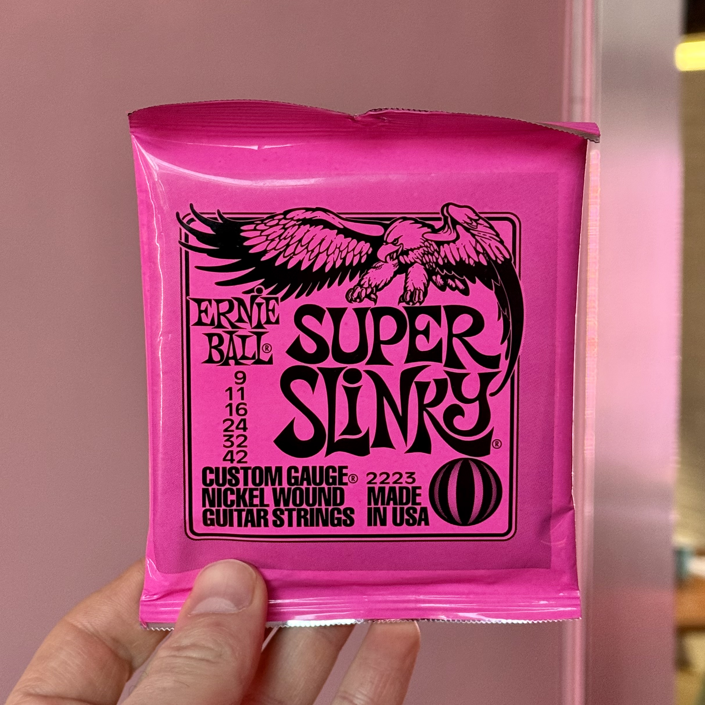 Ernie Ball Ernie Ball Super Slinky, 9-42, струны для электрогитары