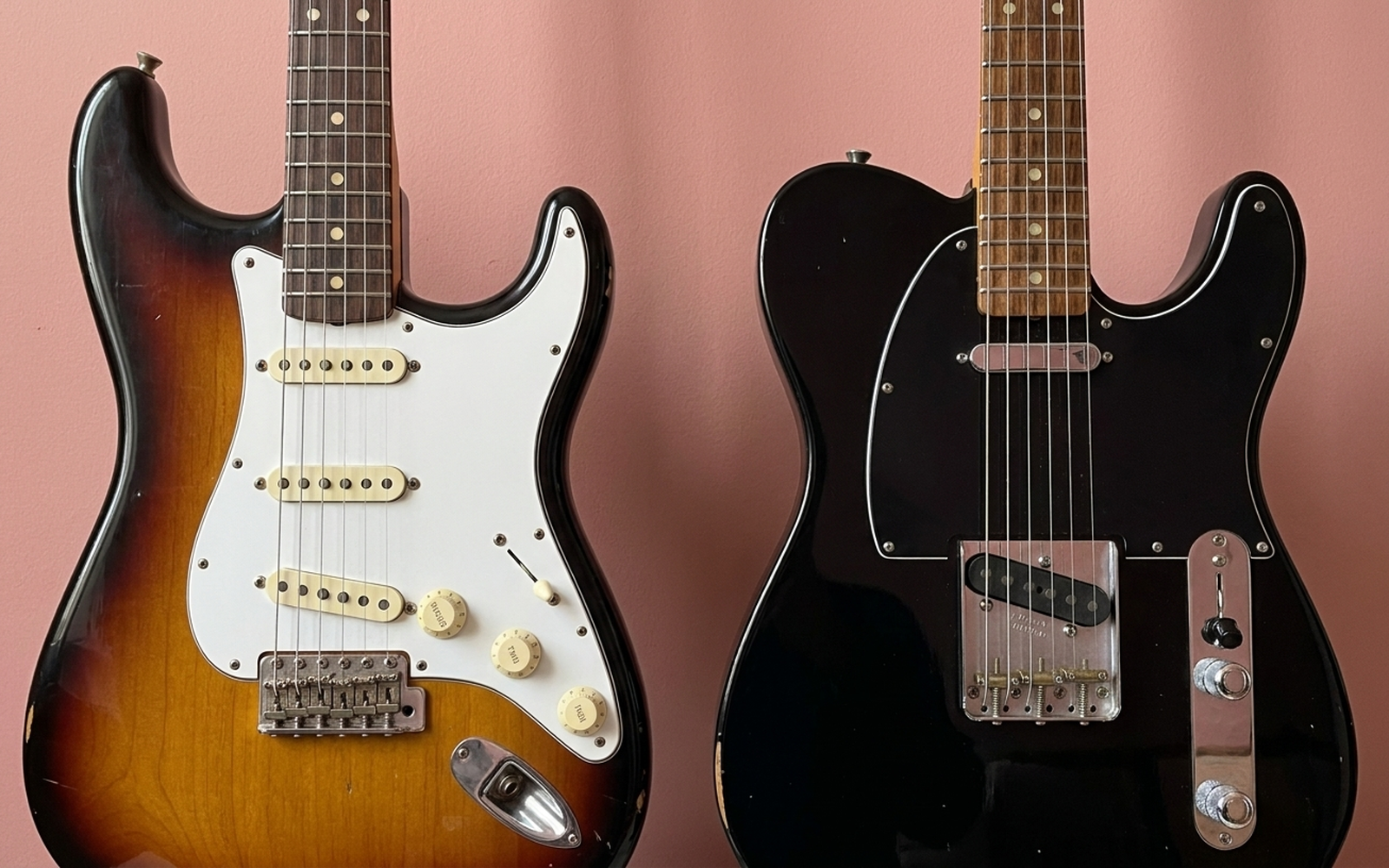 Бридж Fender Telecaster крупным планом