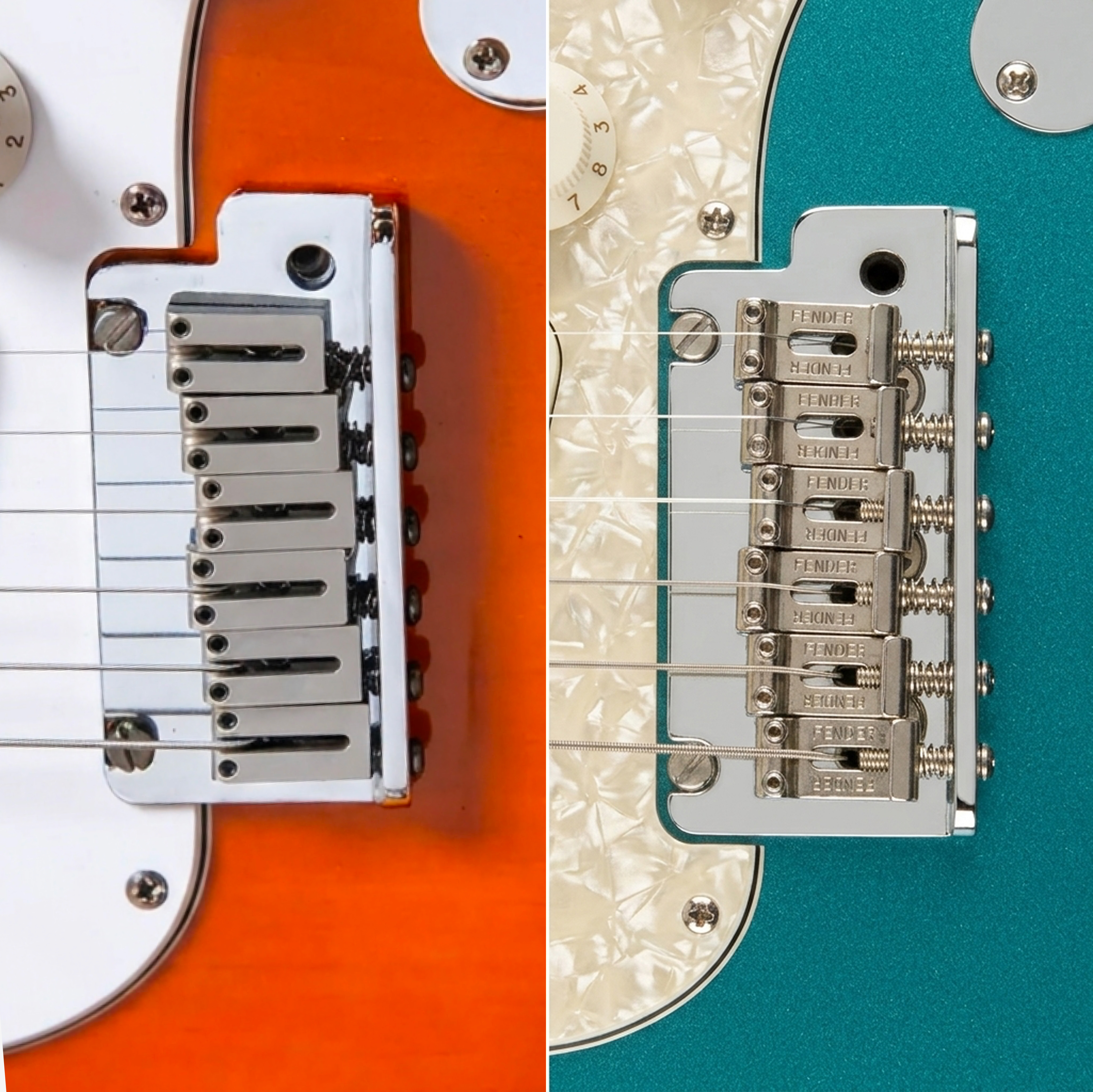 Бридж Fender American Standard Stratocaster после обновления 2008 года