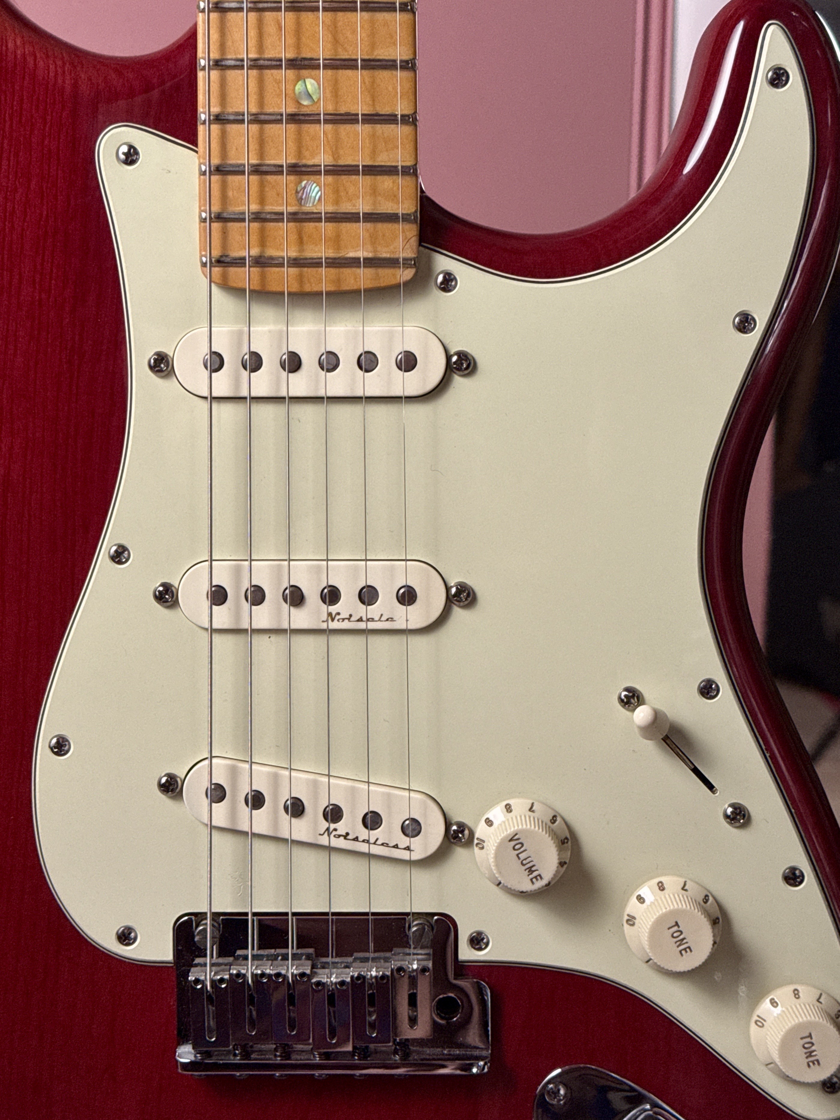 Датчики Fender Vintage Noiseless на American Deluxe Stratocaster 1998