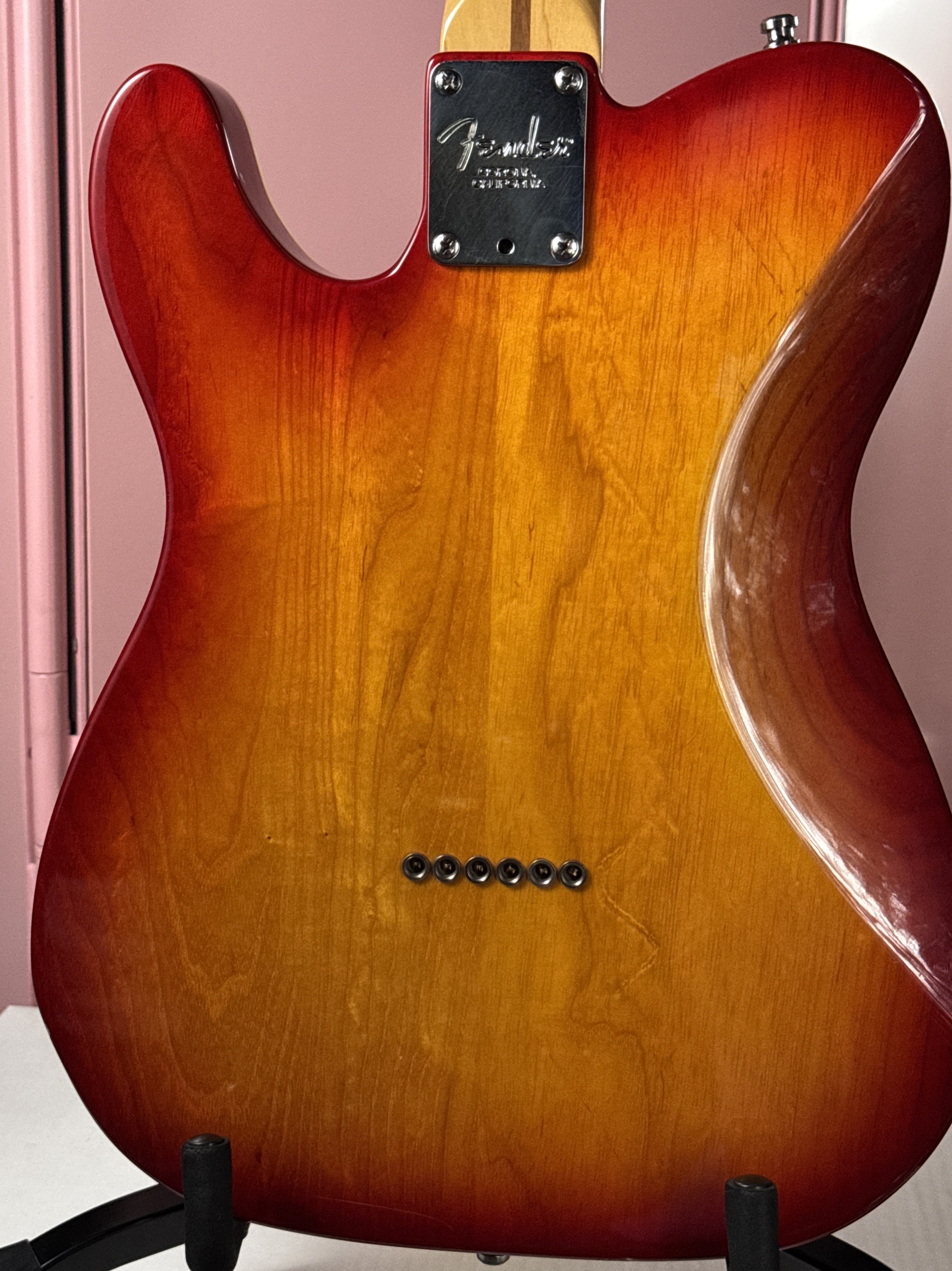 Fender American Deluxe Telecaster 2002 Cherry Sunburst, электрогитара, фото 12