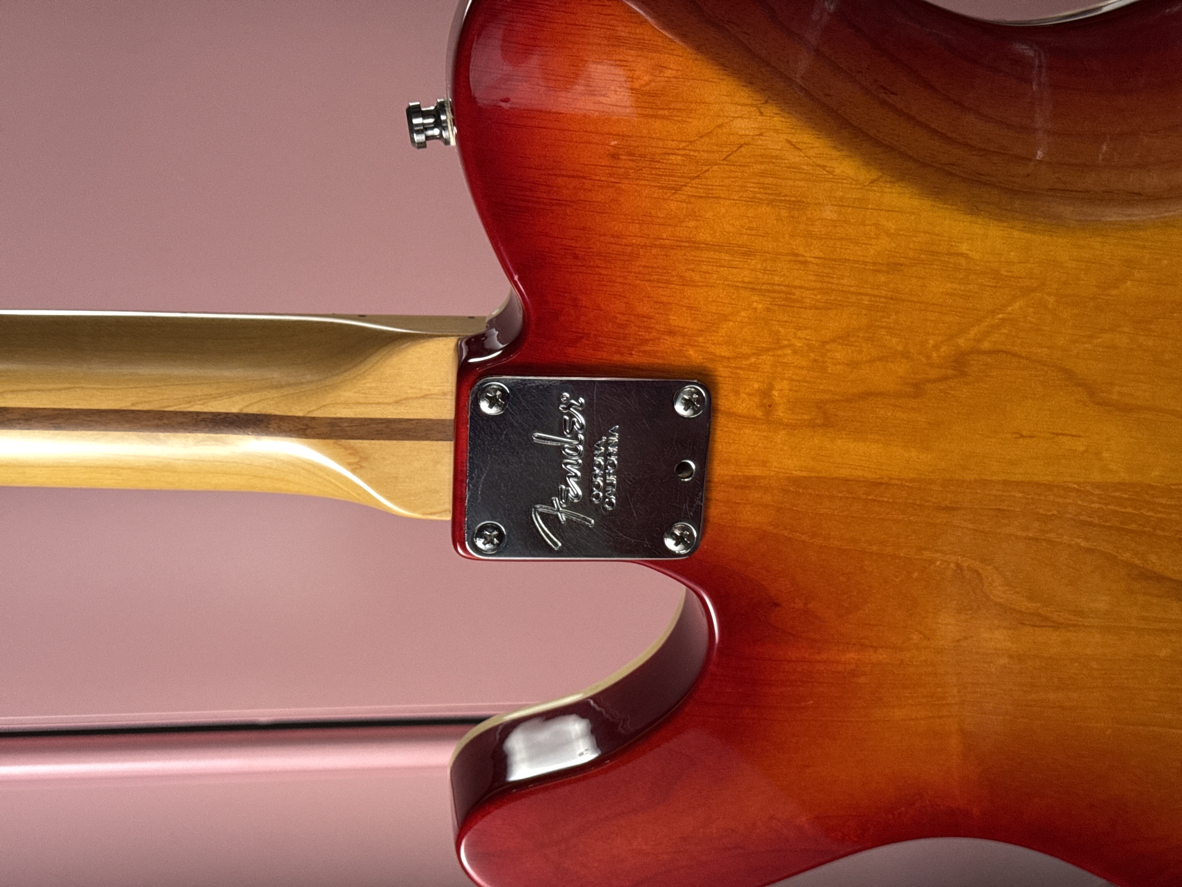 Fender American Deluxe Telecaster 2002 Cherry Sunburst, электрогитара, фото 13