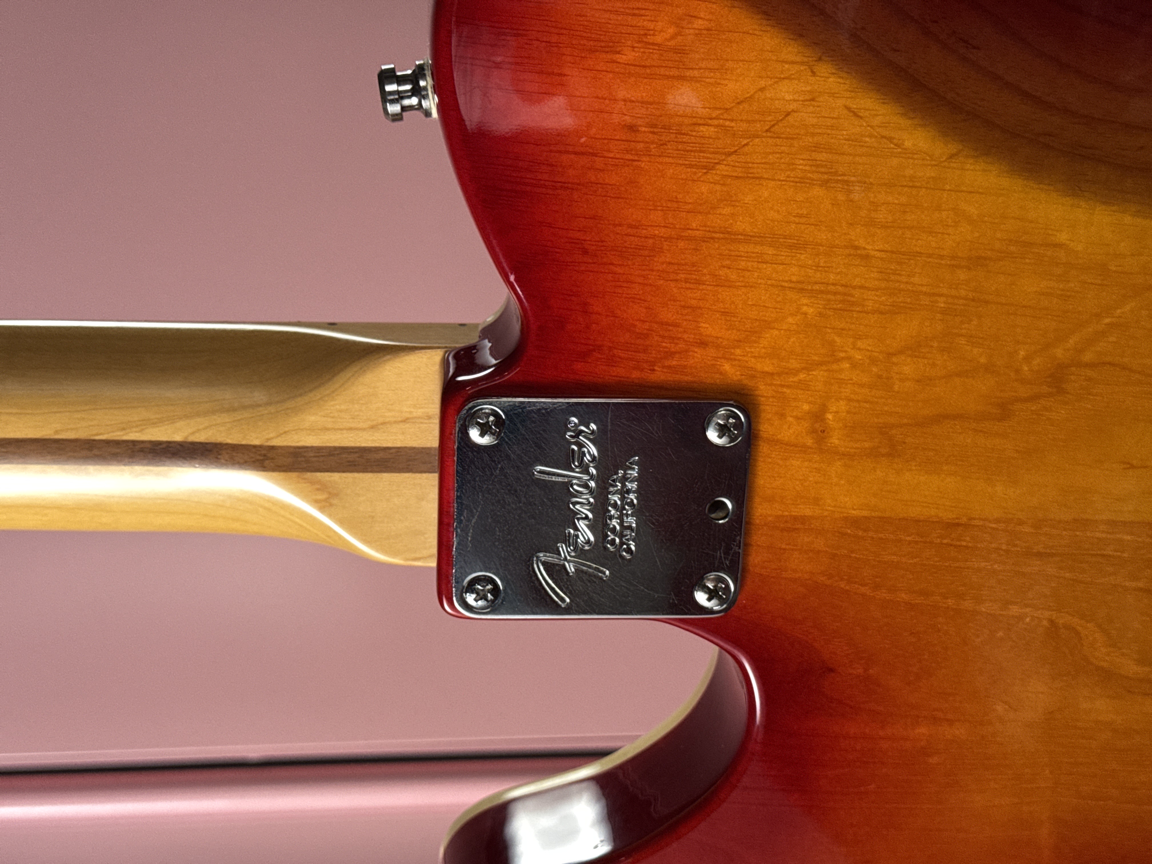 Fender American Deluxe Telecaster 2002 Cherry Sunburst, электрогитара, фото 15