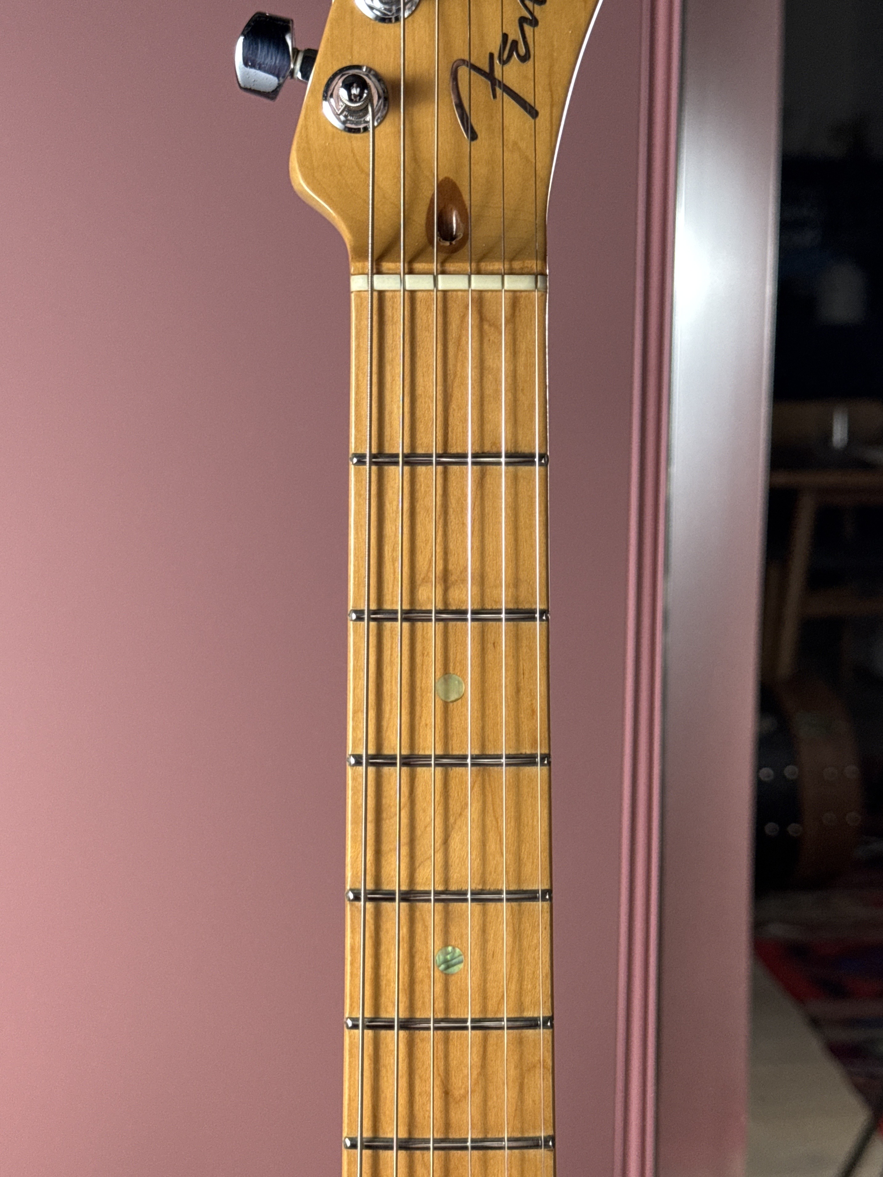 Fender American Deluxe Telecaster 2002 Cherry Sunburst, электрогитара, фото 5