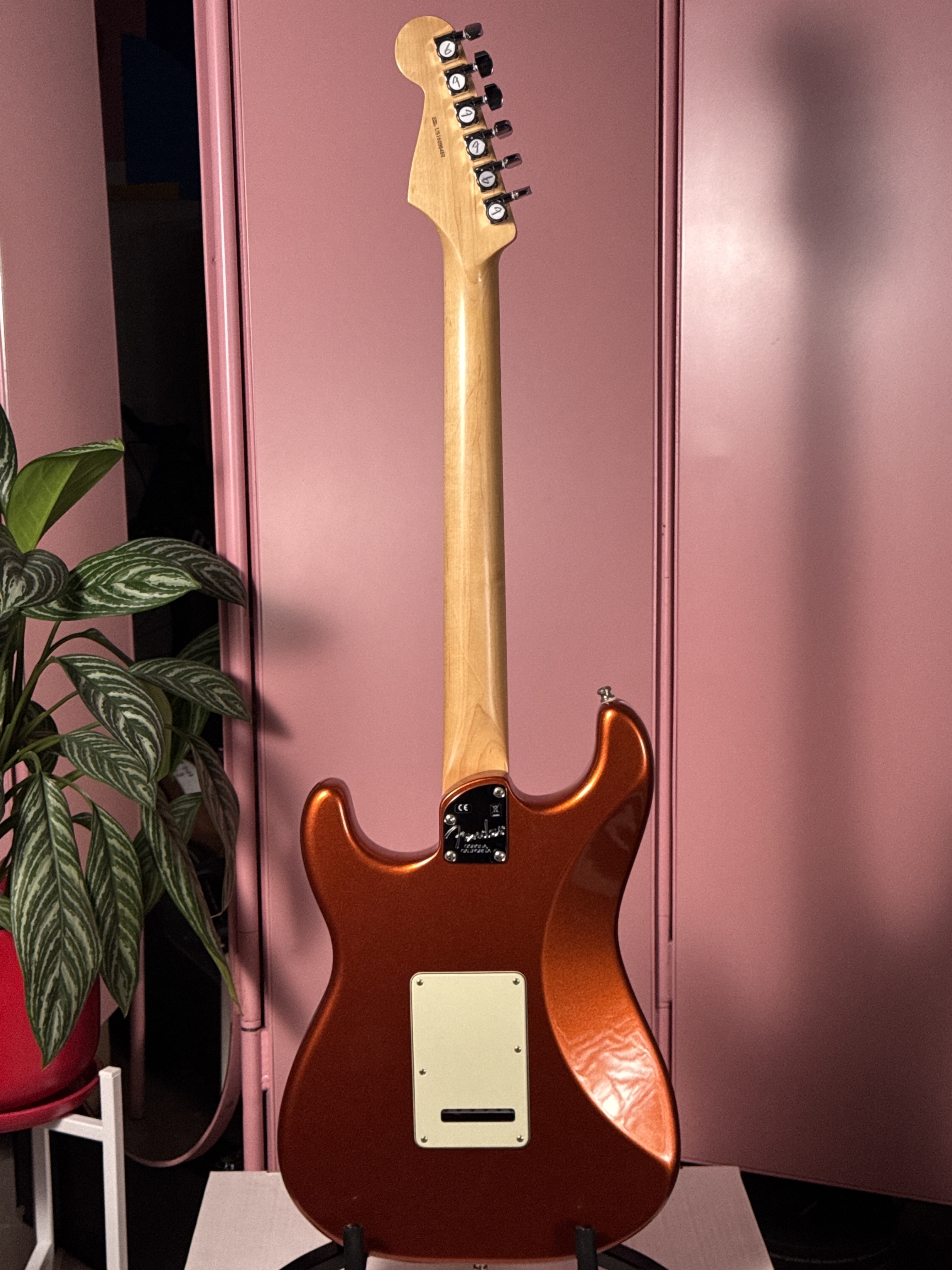 Fender American Elite Stratocaster 2016 Autumn Blaze Metallic, электрогитара, фото 11
