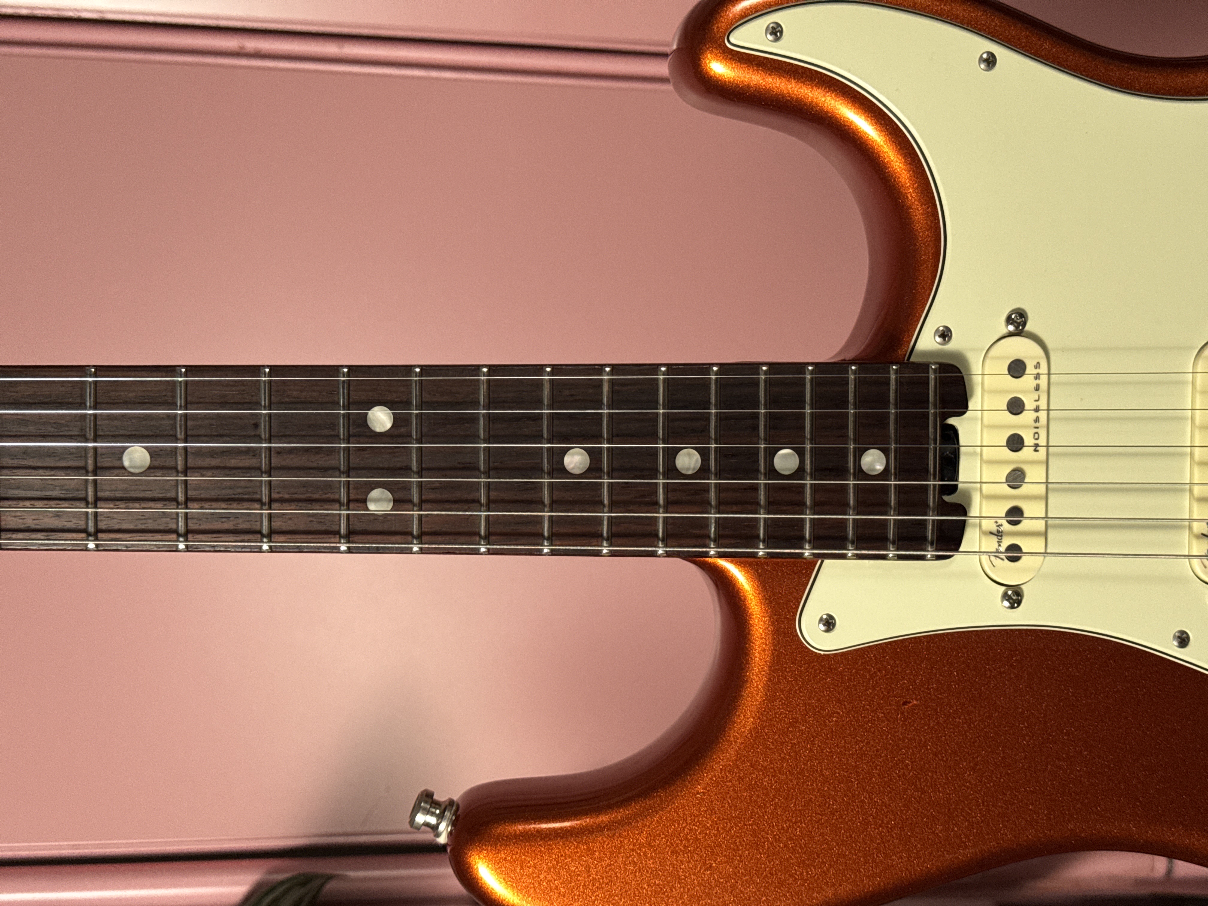 Fender American Elite Stratocaster 2016 Autumn Blaze Metallic, электрогитара, фото 5