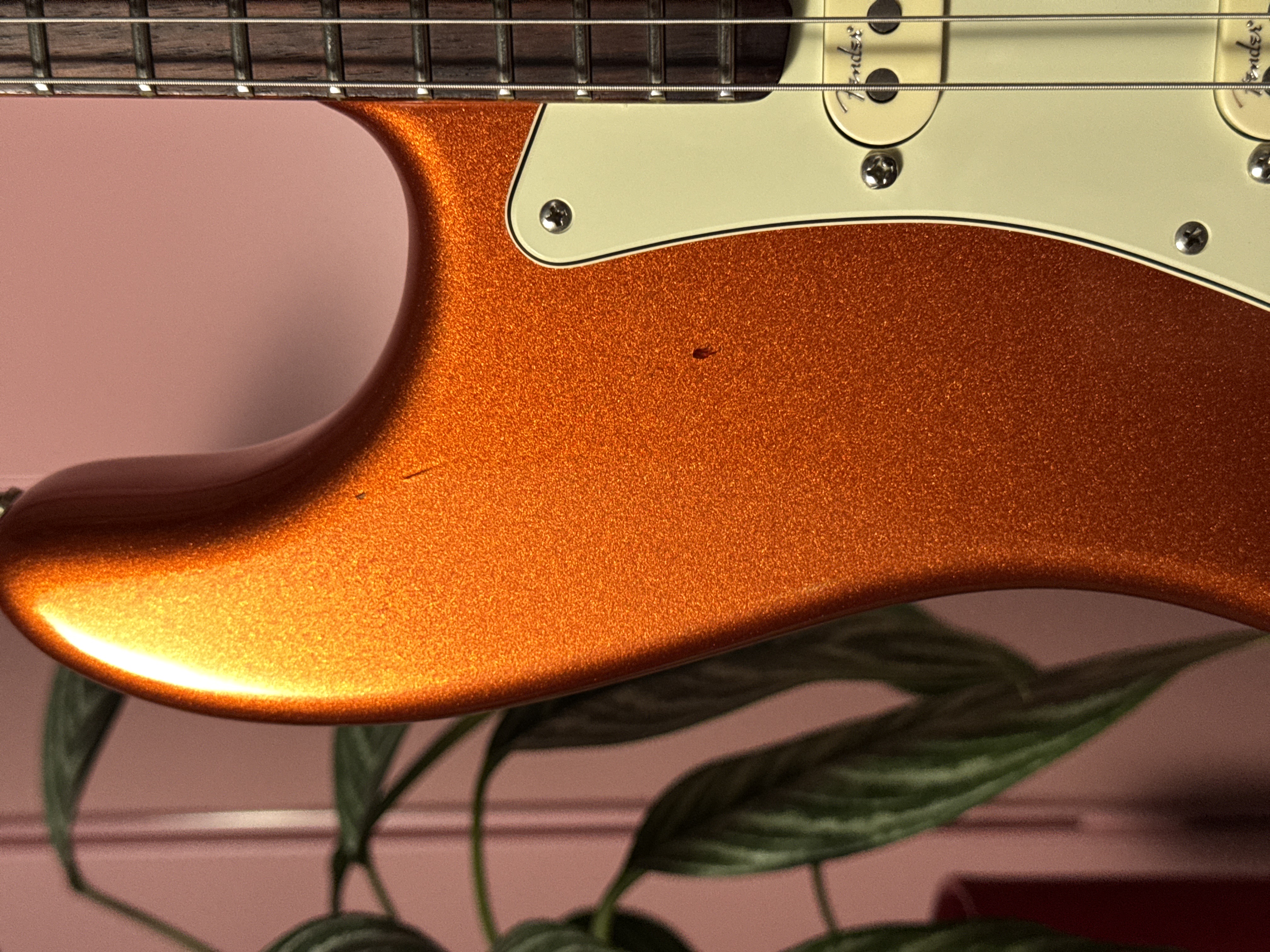 Fender American Elite Stratocaster 2016 Autumn Blaze Metallic, электрогитара, фото 6