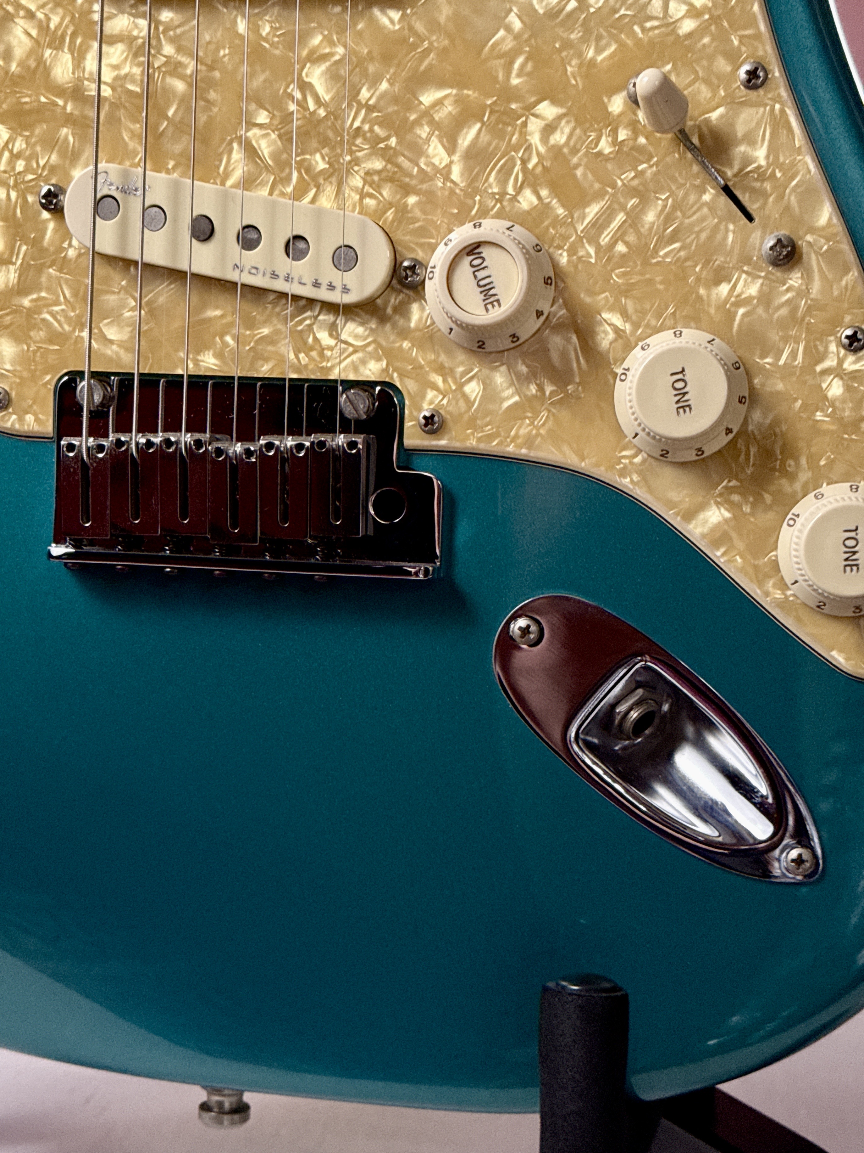 Fender American Elite Stratocaster 2017 Ocean Turquoise, электрогитара, фото 7