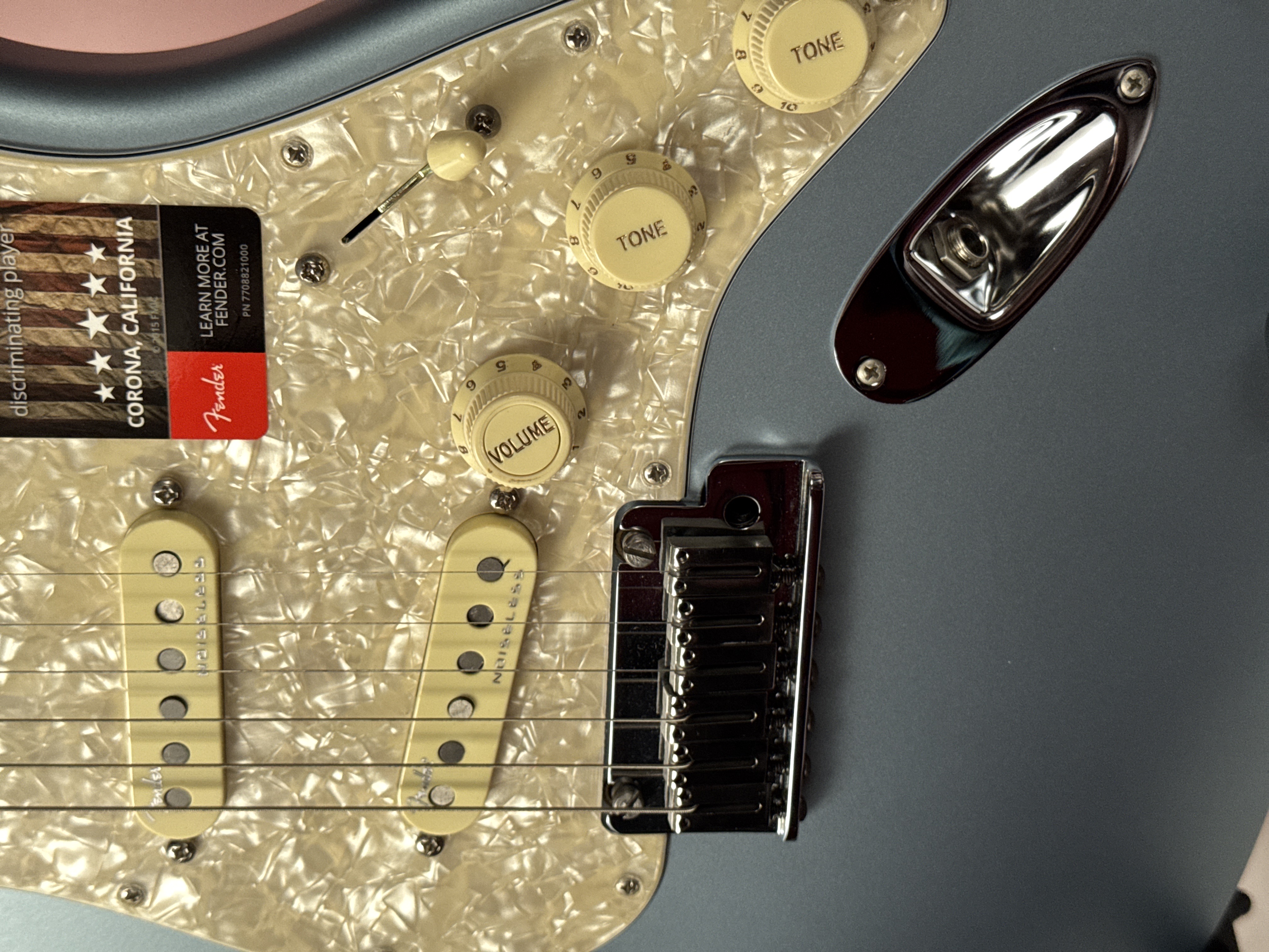 Fender American Elite Stratocaster 2019 Satin Ice Blue Metallic, электрогитара, фото 7