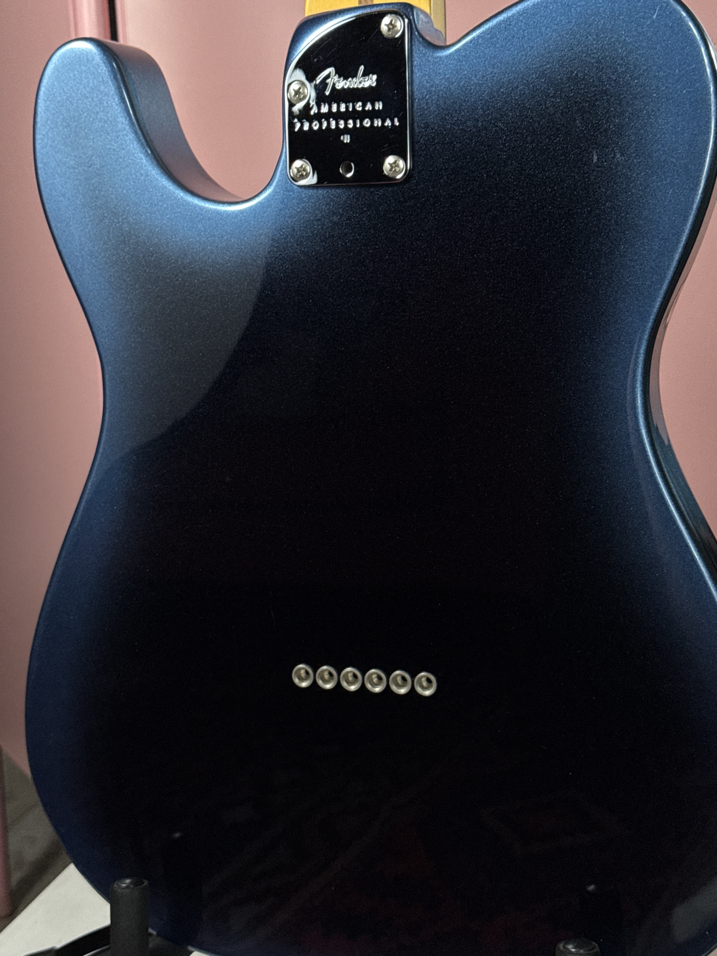 Fender American Professional II Telecaster Bigsby Mod 2020 Dark Night, электрогитара, фото 13