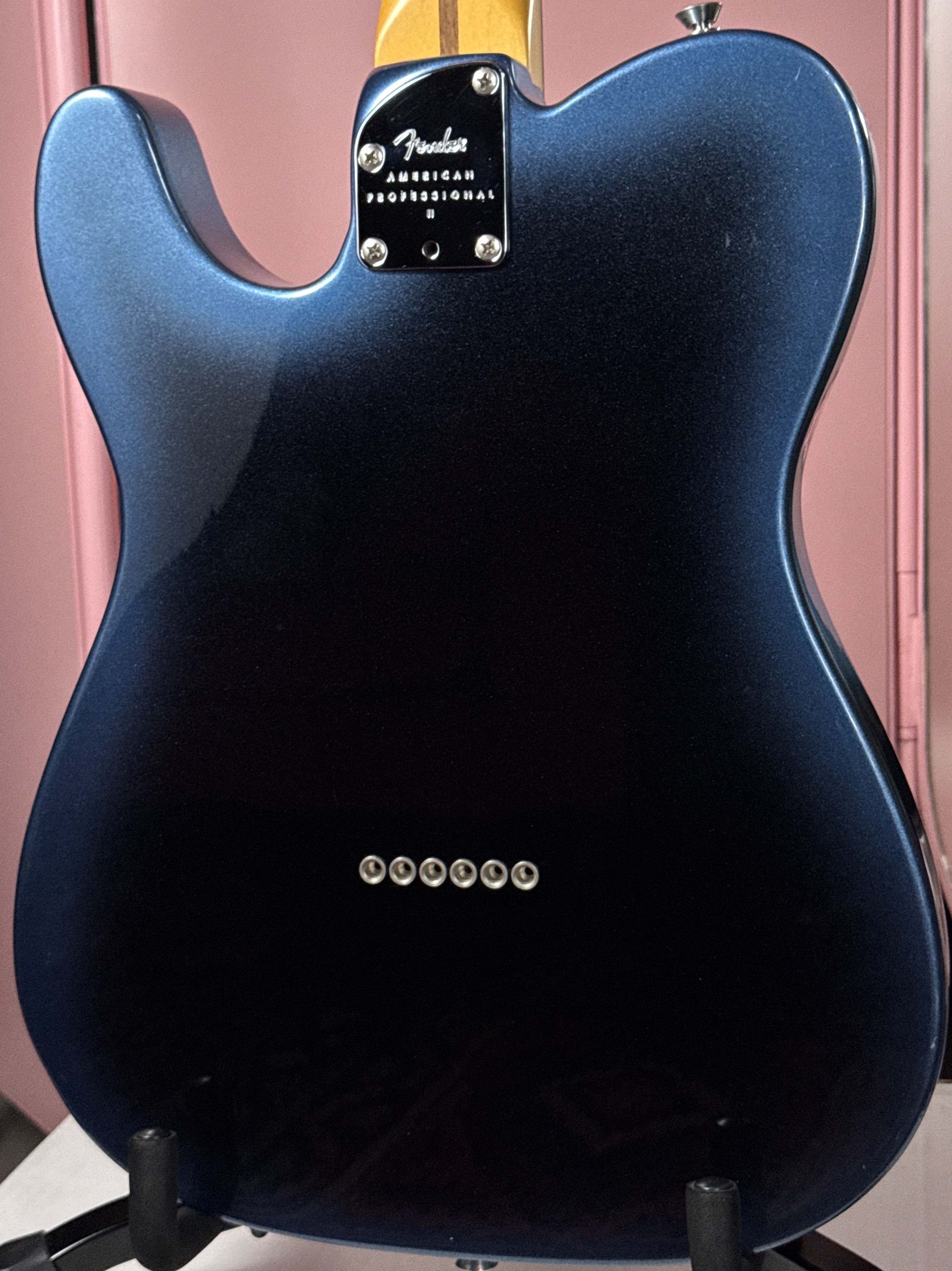 Fender American Professional II Telecaster Bigsby Mod 2020 Dark Night, электрогитара, фото 15