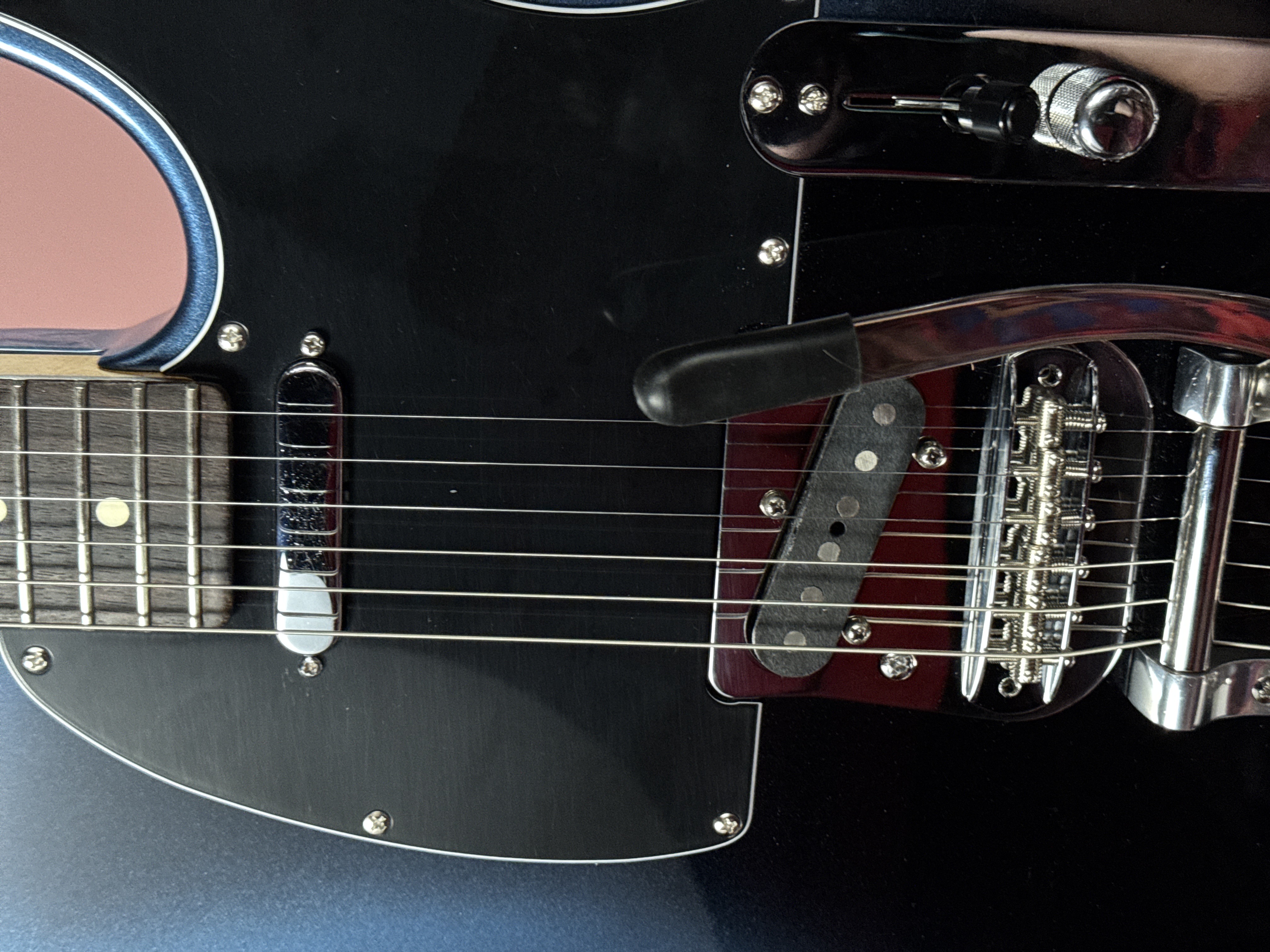 Fender American Professional II Telecaster Bigsby Mod 2020 Dark Night, электрогитара, фото 9