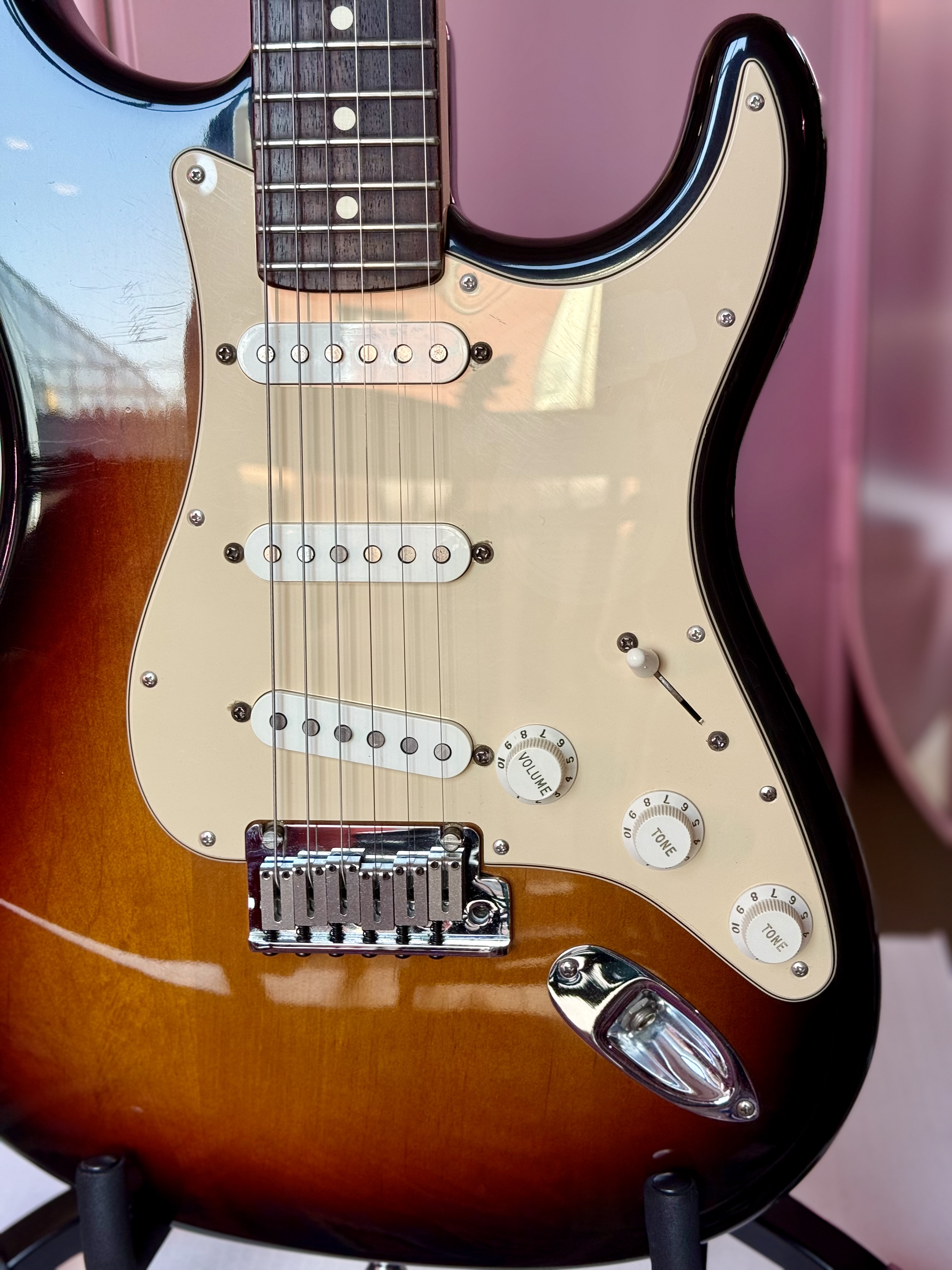 Fender American Standard Stratocaster 2003 Sunburst, электрогитара, фото 4