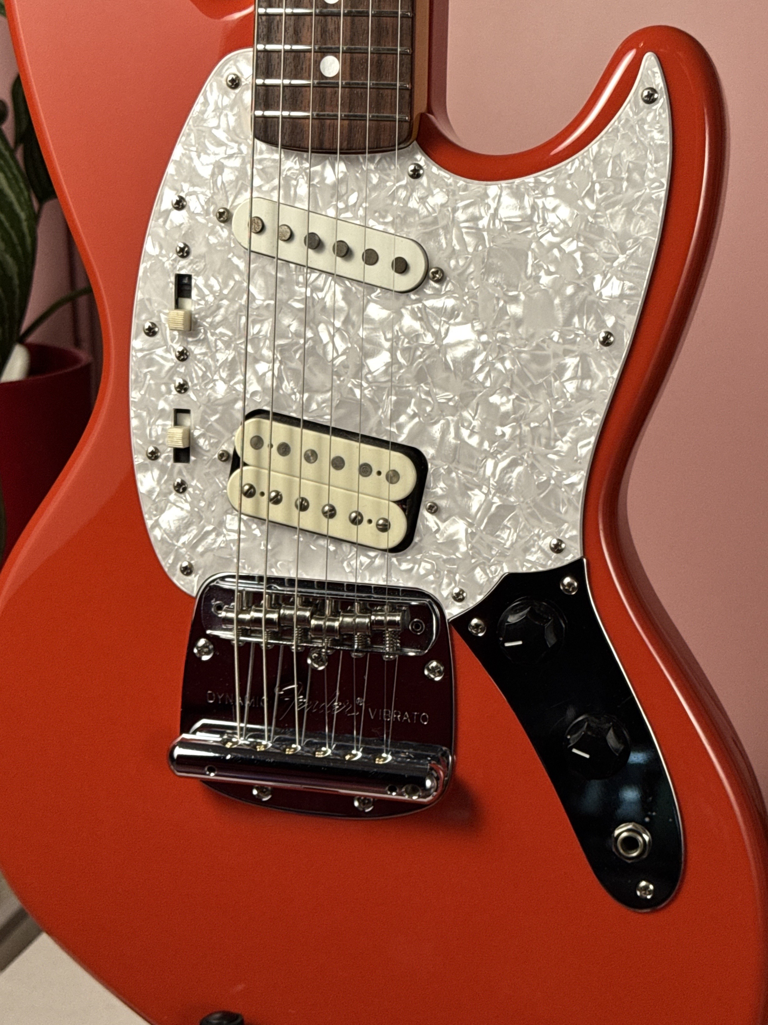 Fender JSG-65 Jag-Stang 2004 Fiesta Red, электрогитара, фото 4