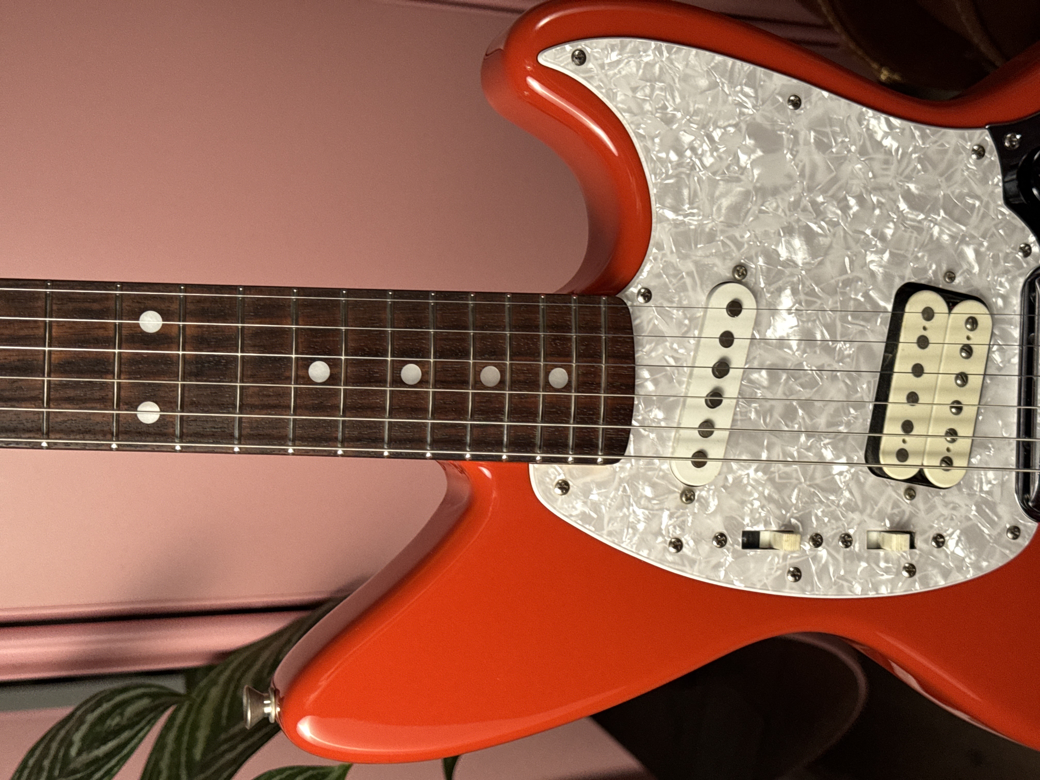 Fender JSG-65 Jag-Stang 2004 Fiesta Red, электрогитара, фото 8