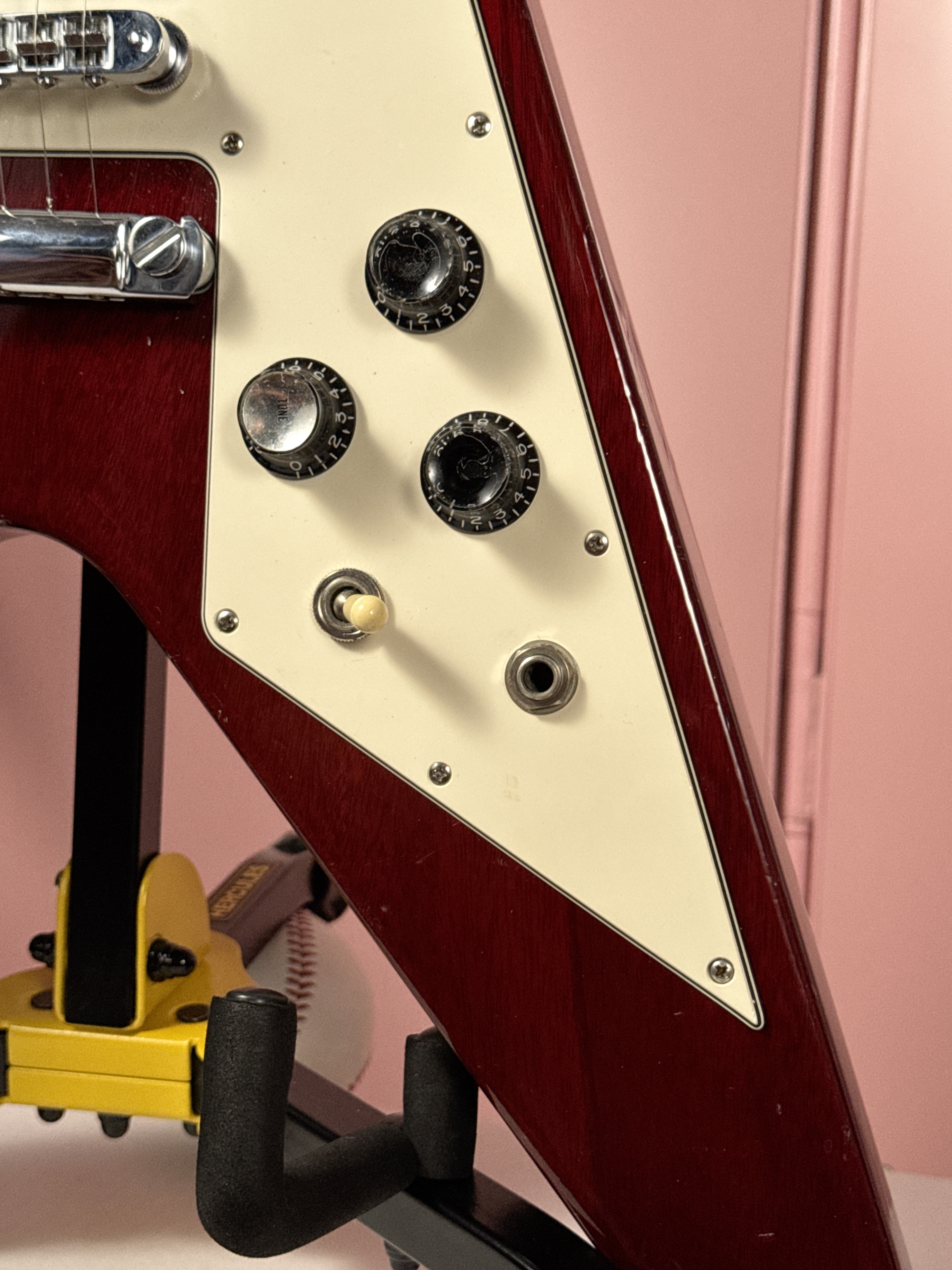 Gibson Flying V 67' Reissue 1999 Cherry, электрогитара, фото 7