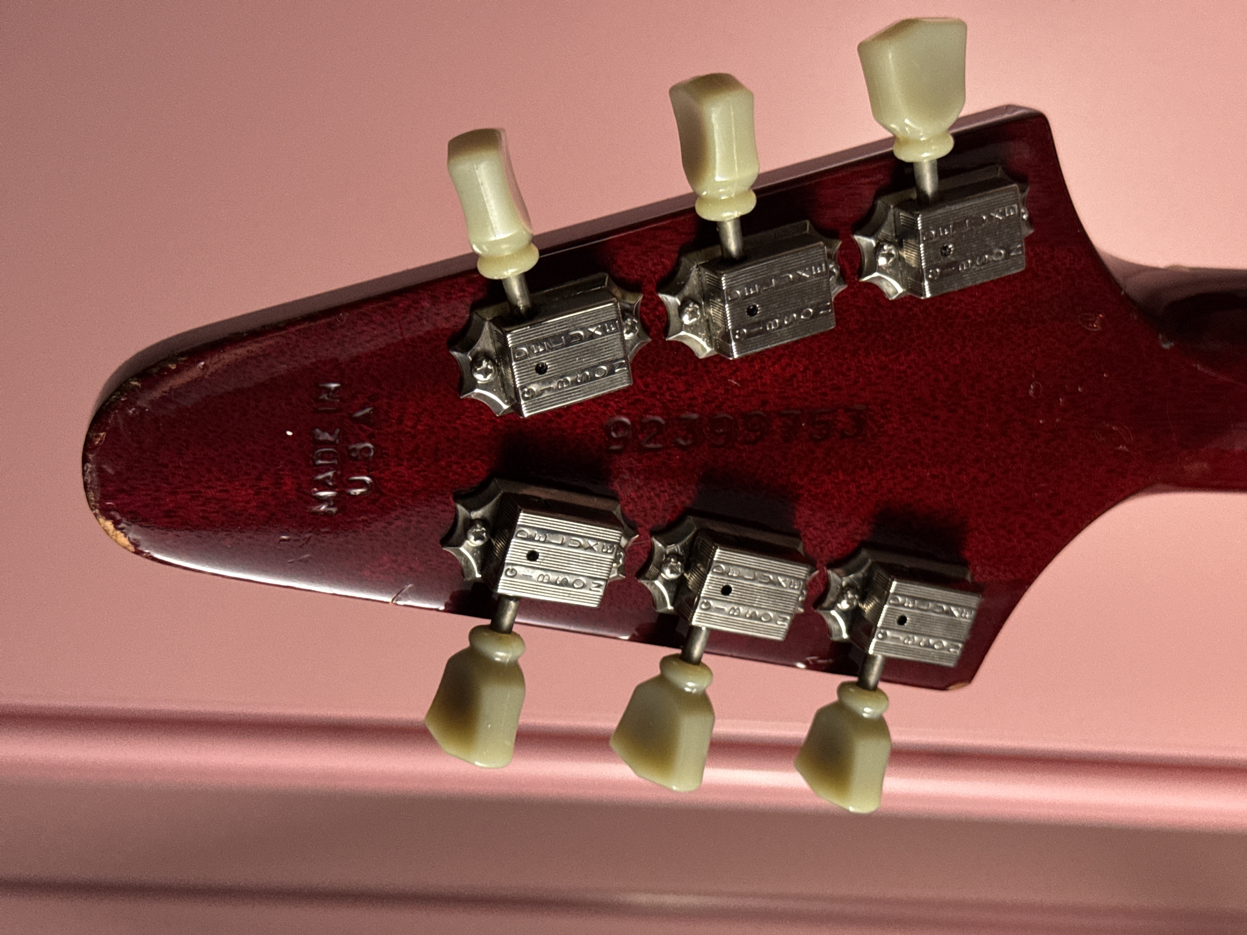 Gibson Flying V 67' Reissue 1999 Cherry, электрогитара, фото 9