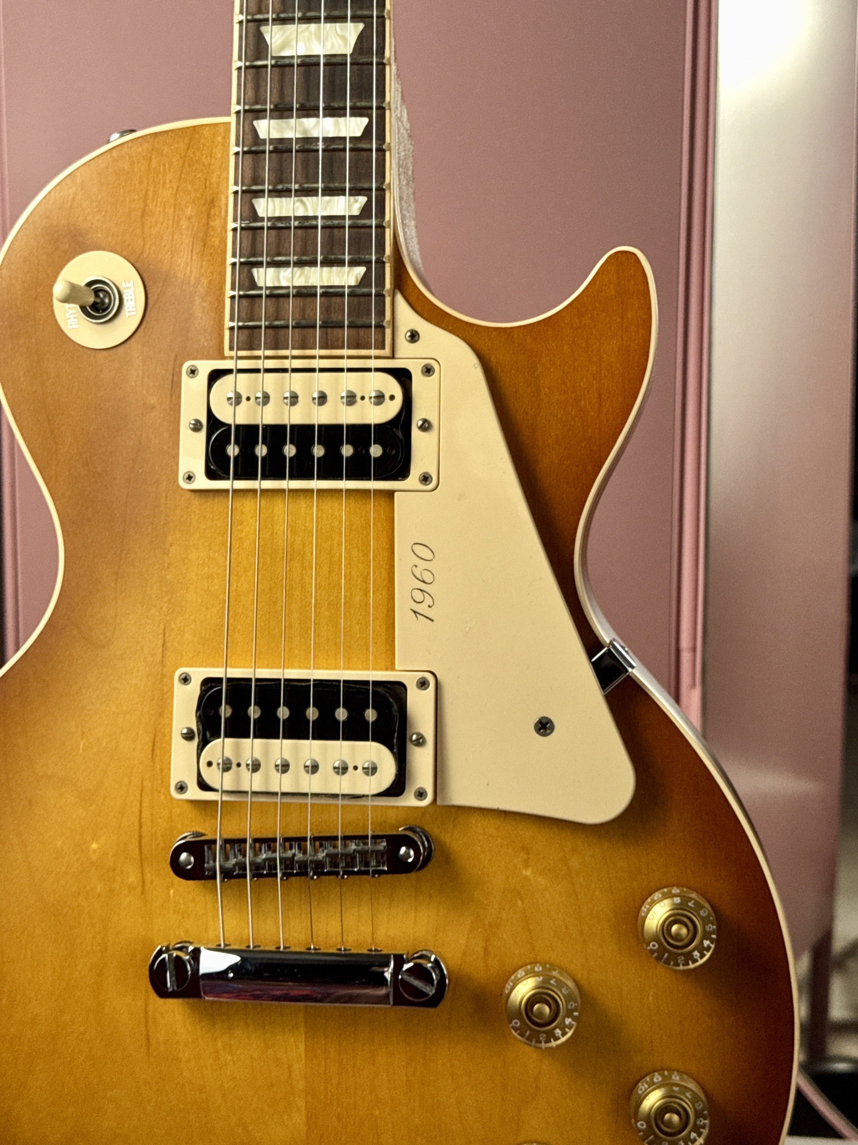 Gibson Les Paul Traditional 1960 2011 Satin Honeyburst, электрогитара, фото 5