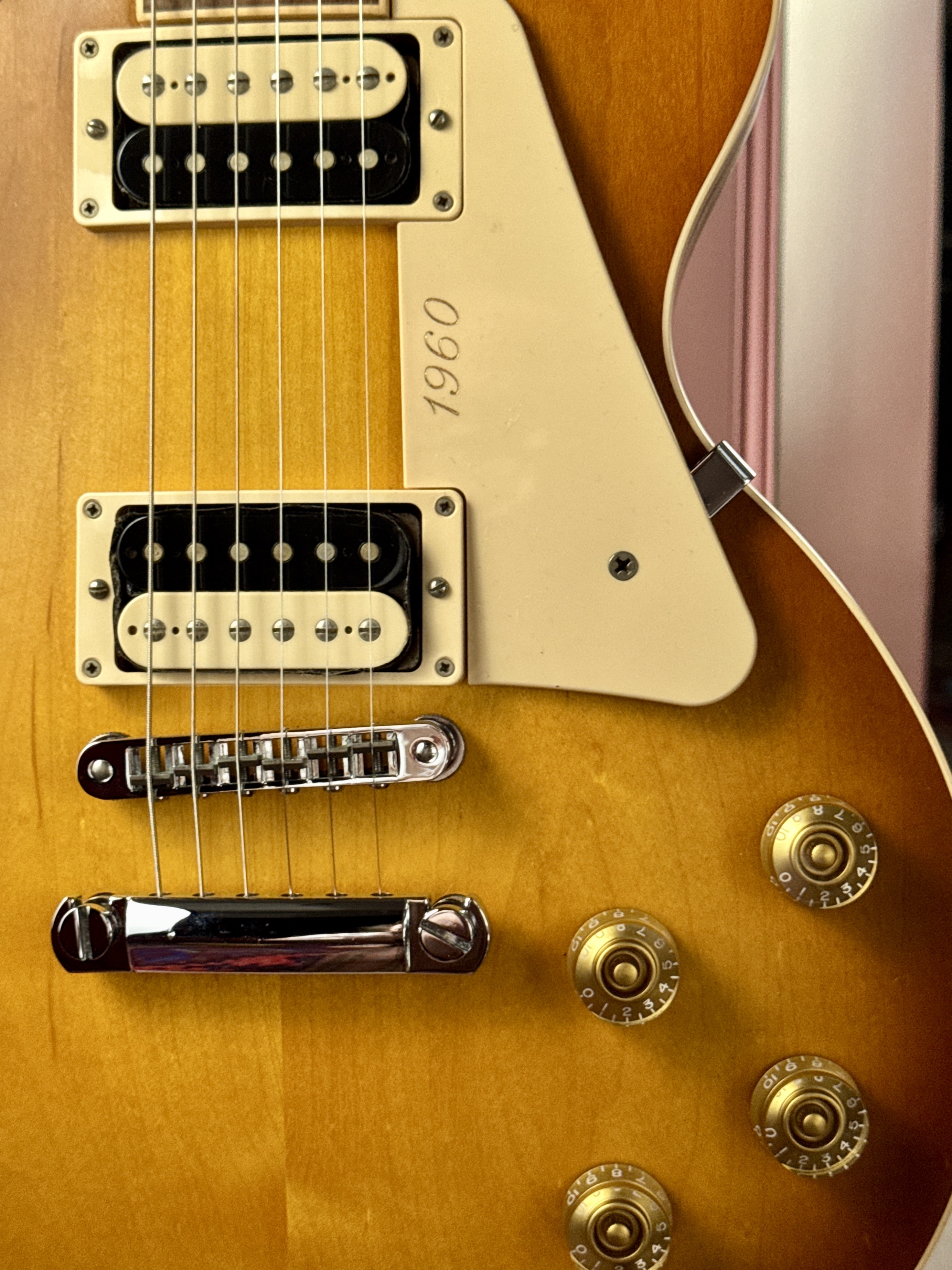 Gibson Les Paul Traditional 1960 2011 Satin Honeyburst, электрогитара, фото 6