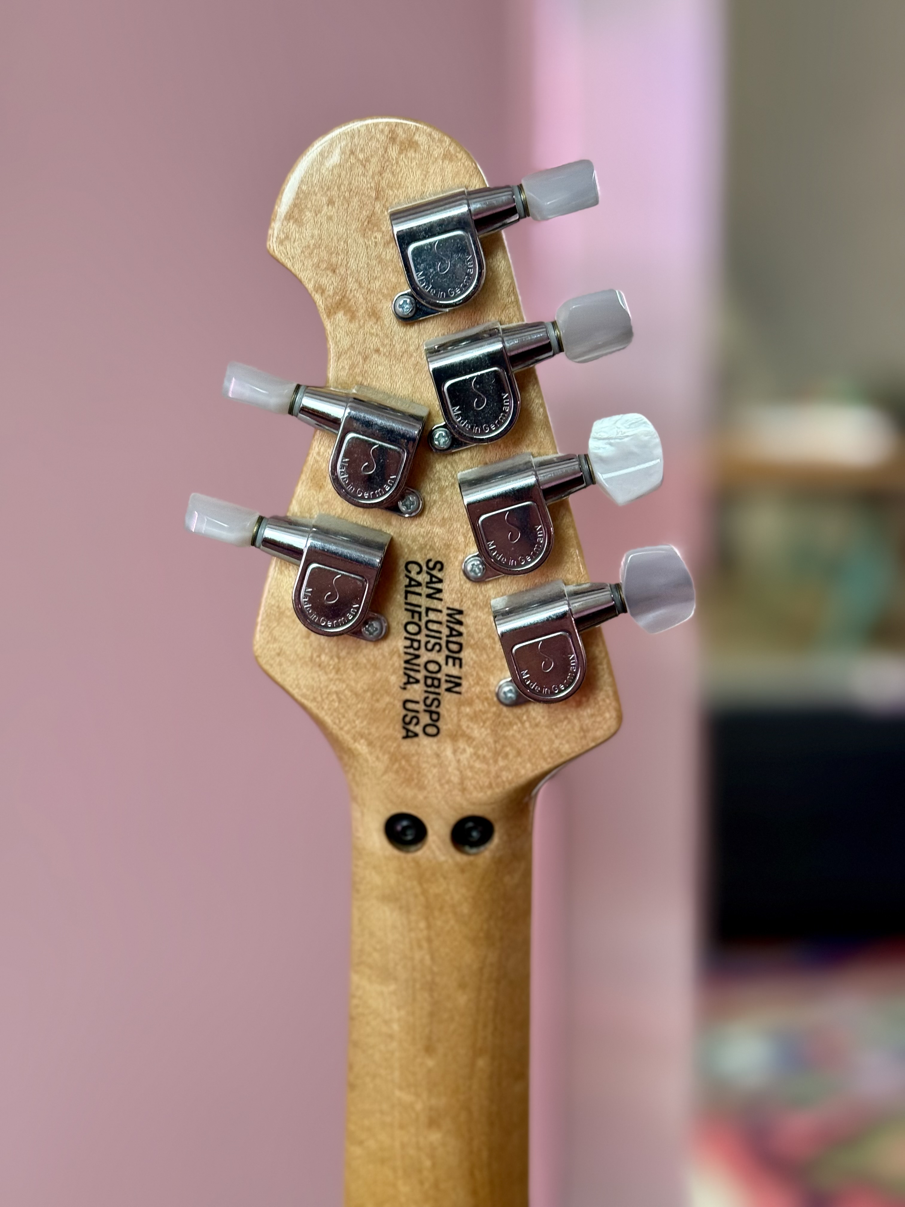 Ernie Ball Music Man Axis 2007 Trans Red, электрогитара, фото 9