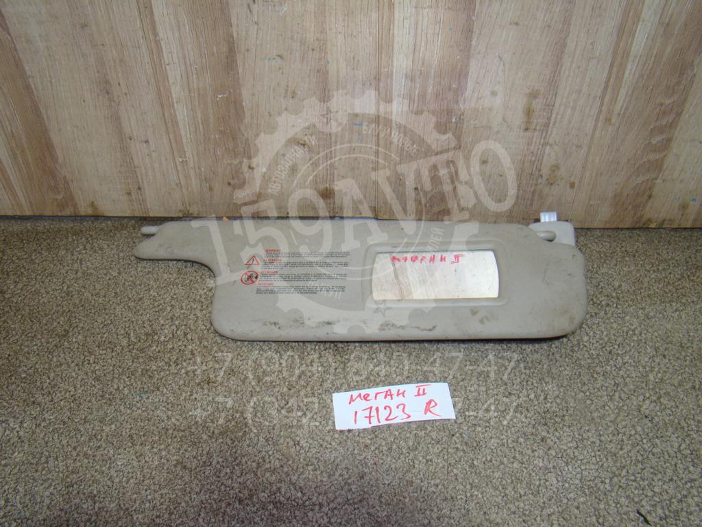 Козырек солнцезащитный правый для Renault Megane II 2002-2009