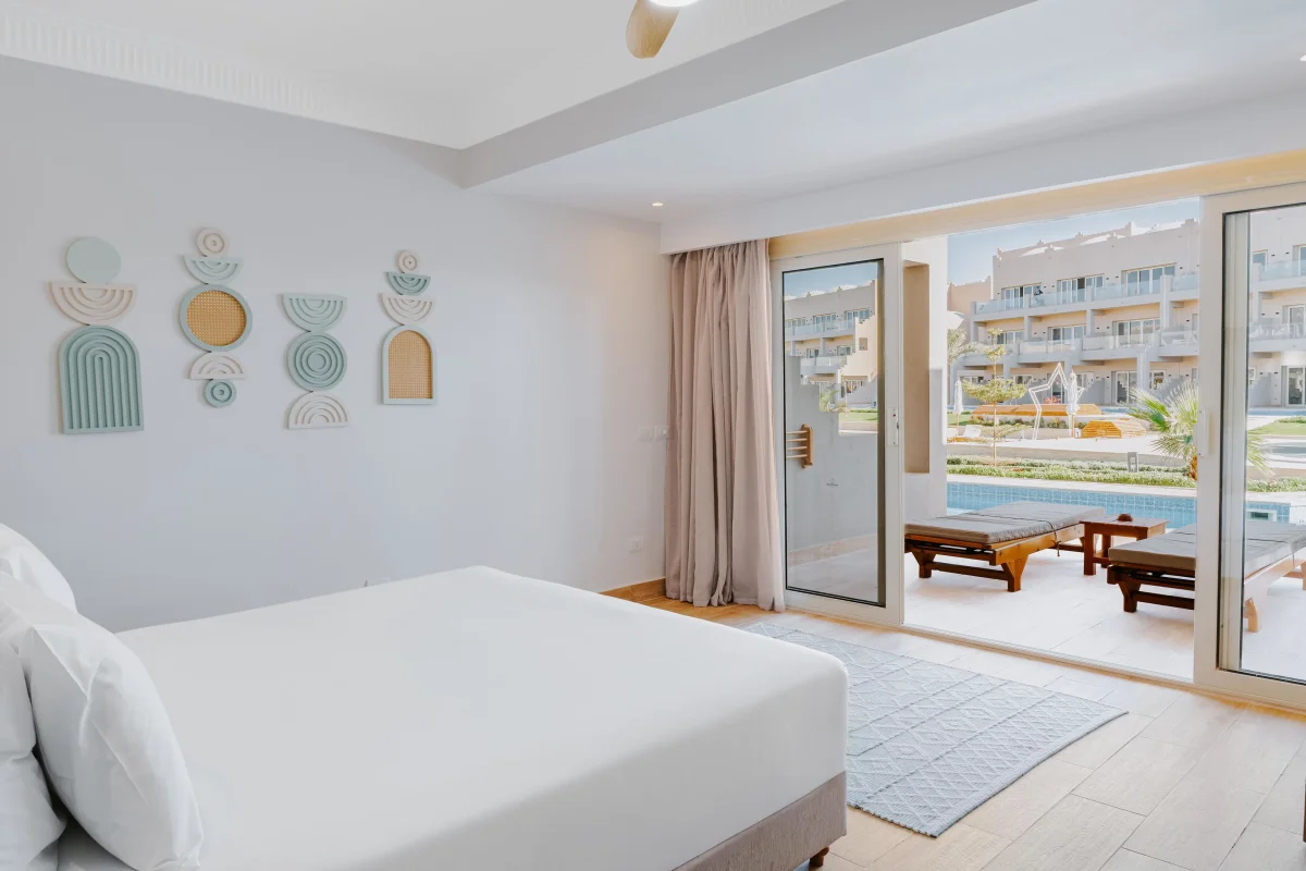 Deluxe Swim Up Connected Suite (делюкс семейный номер с видом на бассейн)