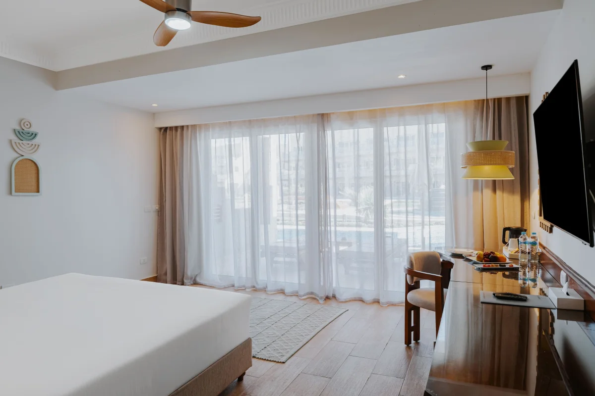 Deluxe Swim Up Connected Suite (делюкс семейный номер с видом на бассейн)