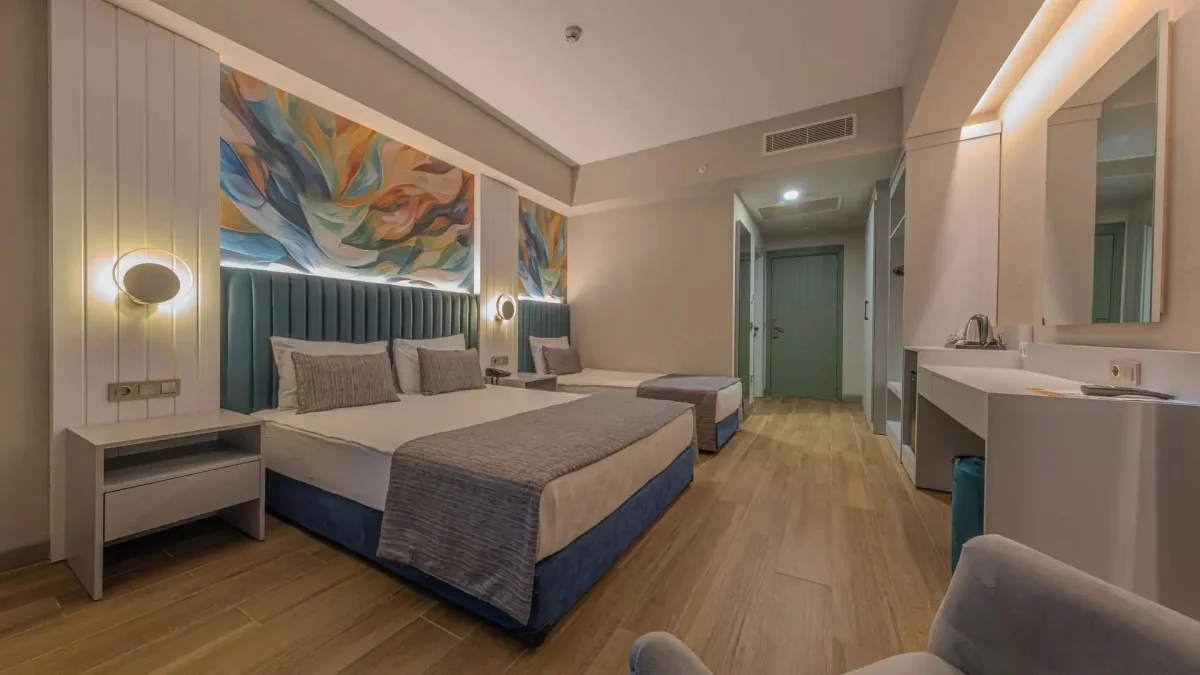 Standart Room 1 (стандартный двухместный номер с видом на территорию)