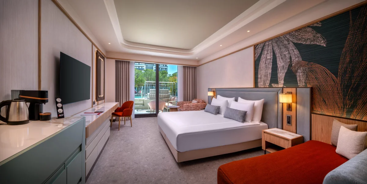 Swim Up Deluxe Room (делюкс двухместный номер с видом на сад)