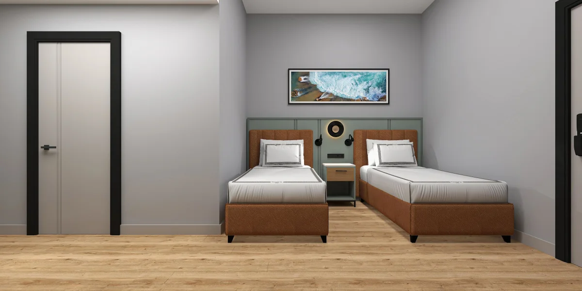 Family Room with Connecting Door (стандартный семейный номер с видом на территорию)
