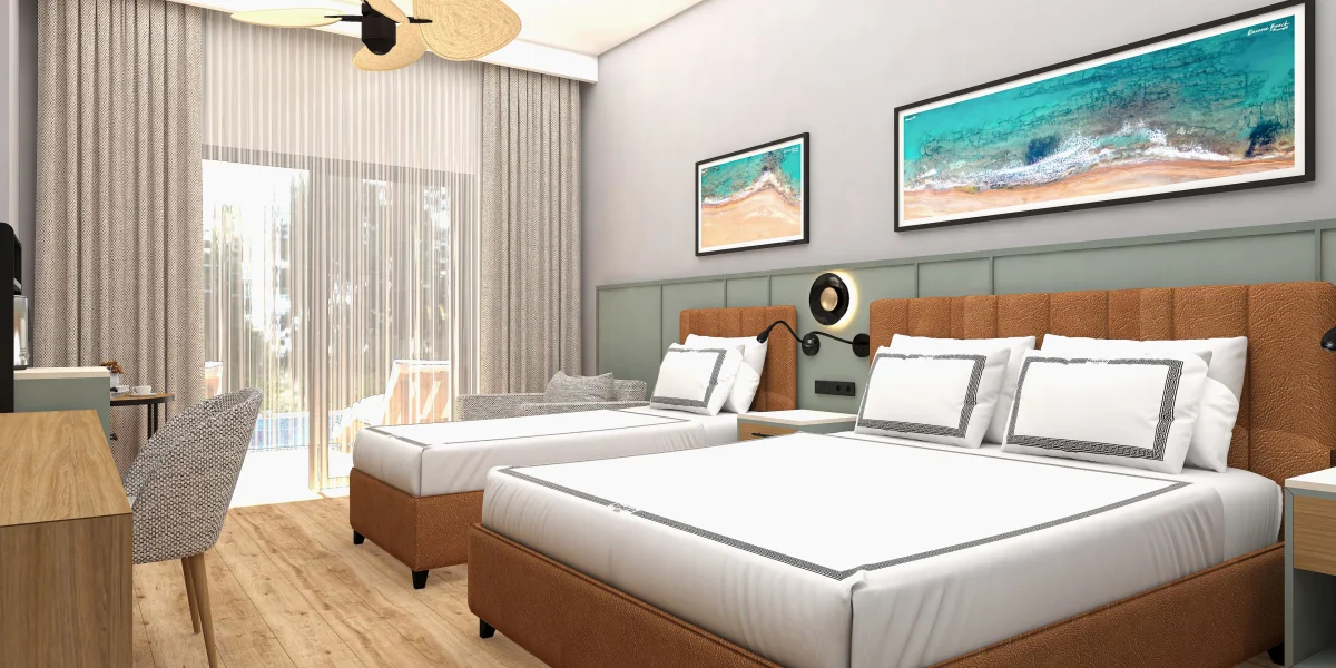 Standard Swim Up Room (стандартный двухместный номер с видом на бассейн)