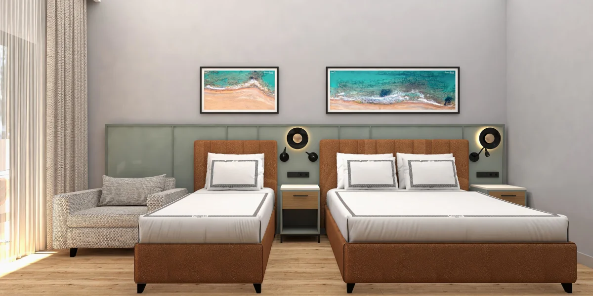 Standard Swim Up Room (стандартный двухместный номер с видом на бассейн)