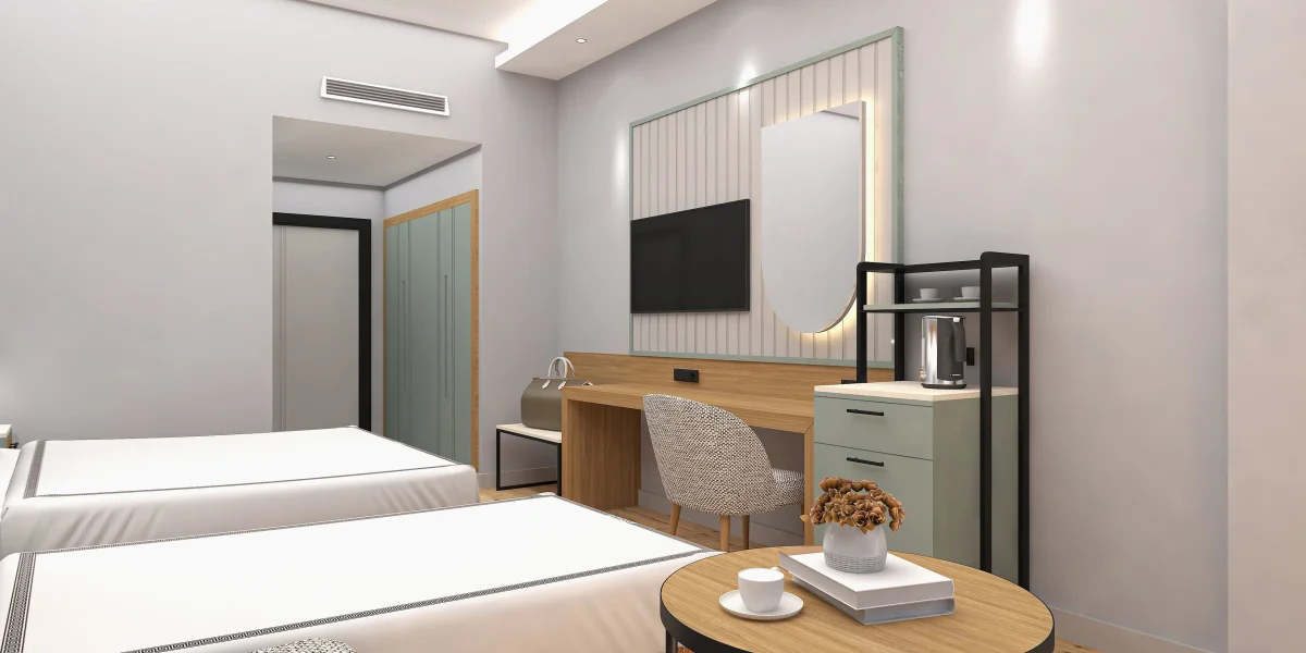Standard Side Sea View Room (стандартный двухместный номер с боковым видом)