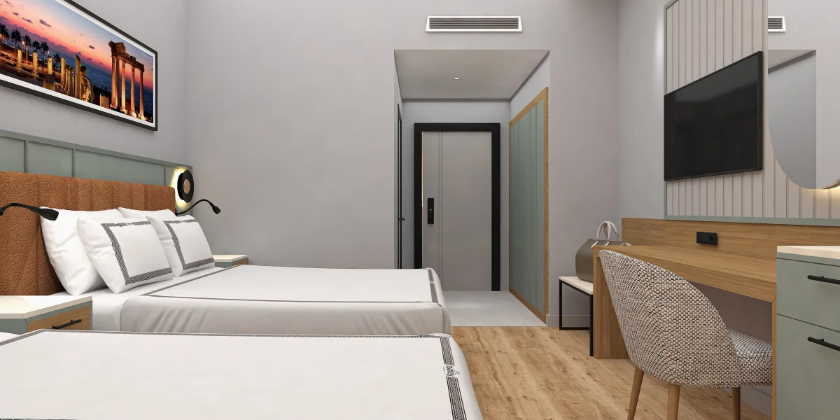 Standard Side Sea View Room (стандартный двухместный номер с боковым видом)