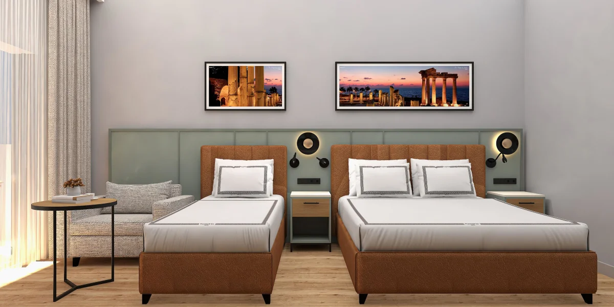 Standard Side Sea View Room (стандартный двухместный номер с боковым видом)