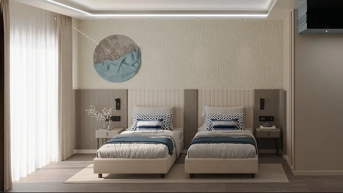 Standard Room with Land View (стандартный двухместный номер с видом на горы)