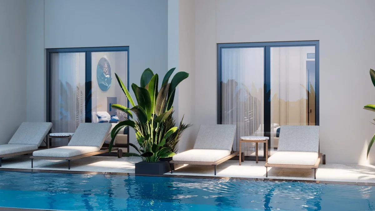 Standard Swim-Up Room (комфорт двухместный номер с видом на горы)