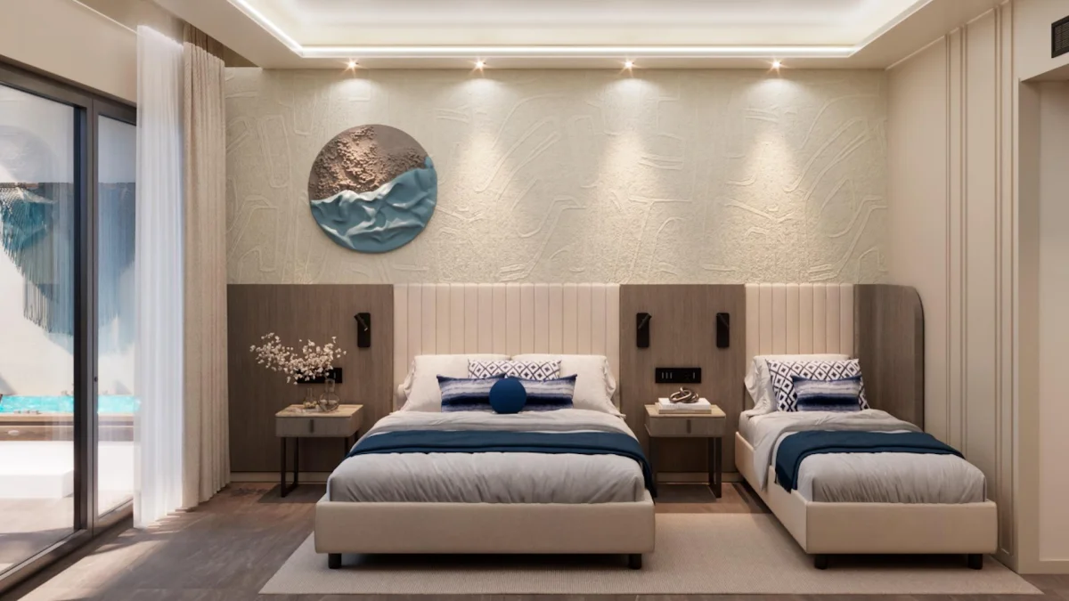 Standard Room with Land View (стандартный двухместный номер с видом на горы)