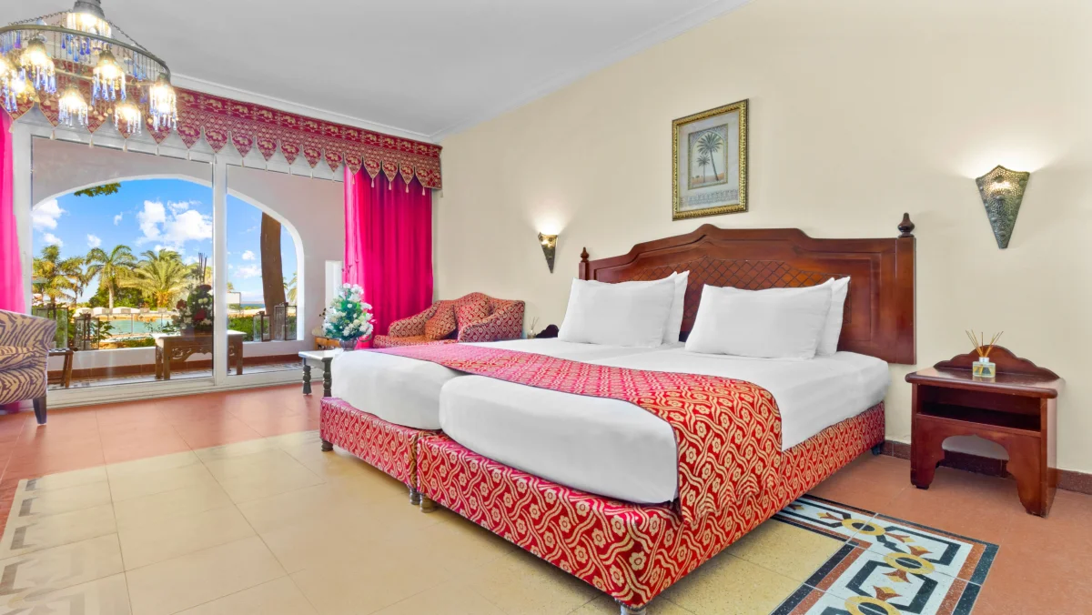 Harem Deluxe Queen or Twin Room Pool & Garden View (двухместный номер с видом на море)