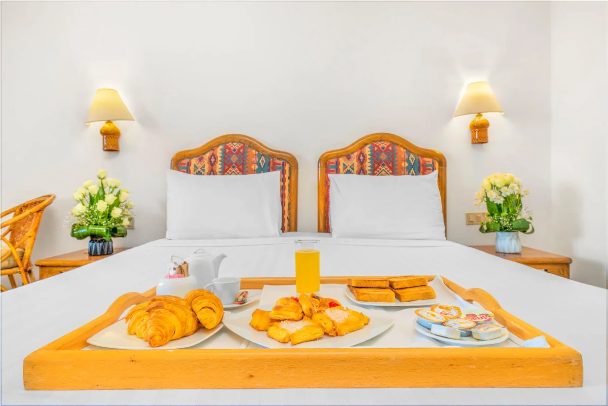 Sultan Queen or Twin Room - Pool View & Panoramic (двухместный номер с видом на море)