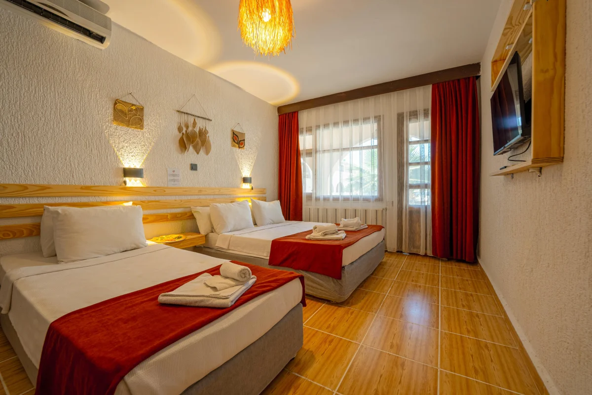  Standart Deniz veya Havuz Manzaralı Od (стандартный трёхместный номер с видом на бассейн)
