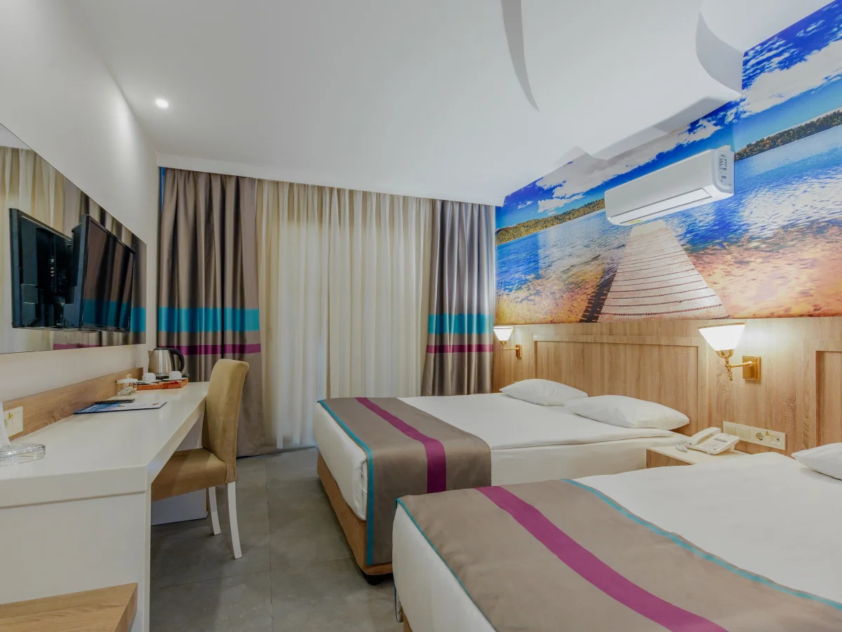 Standart Room  (стандартный двухместный номер с видом на территорию)