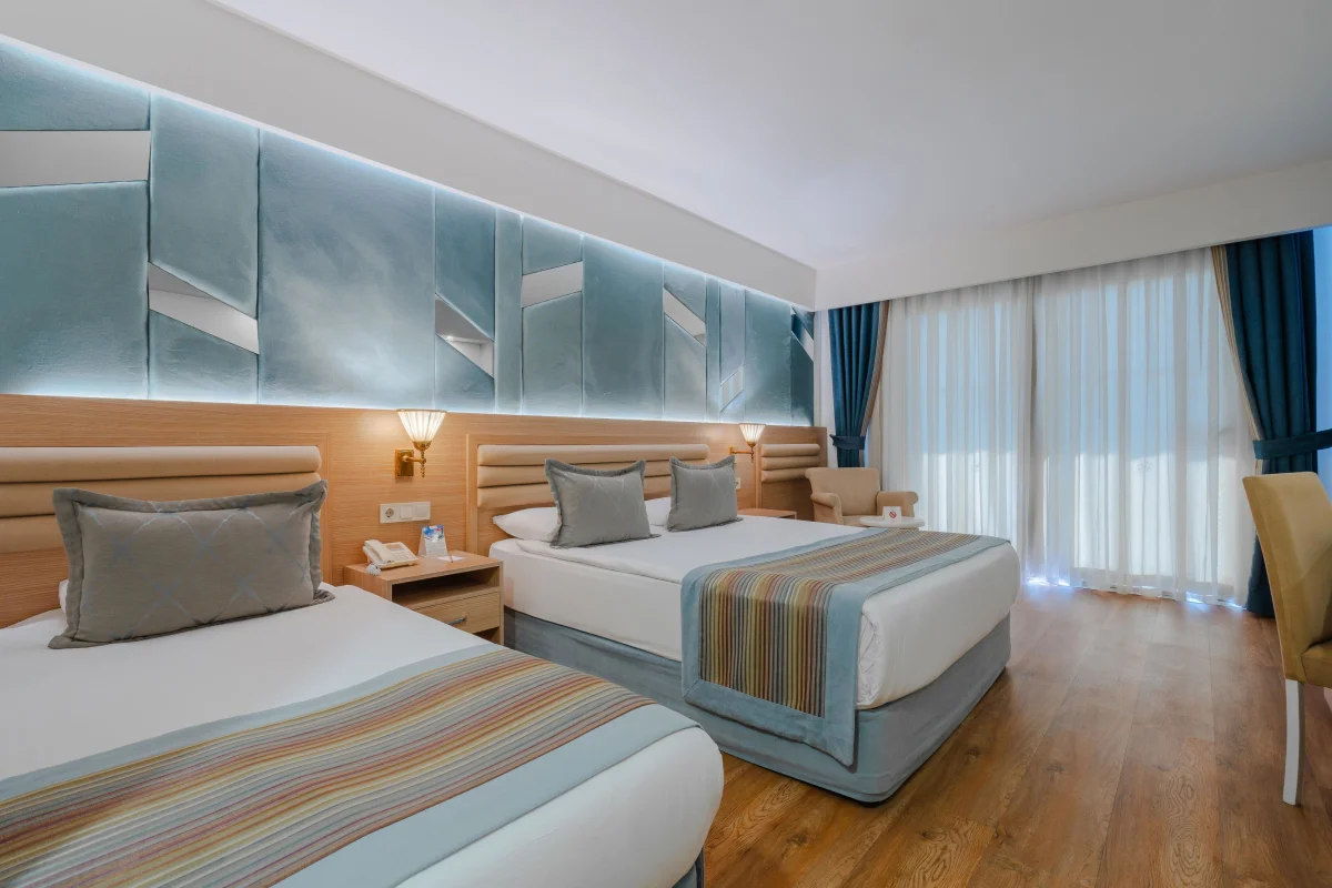 Standart Room  (стандартный двухместный номер с видом на территорию)