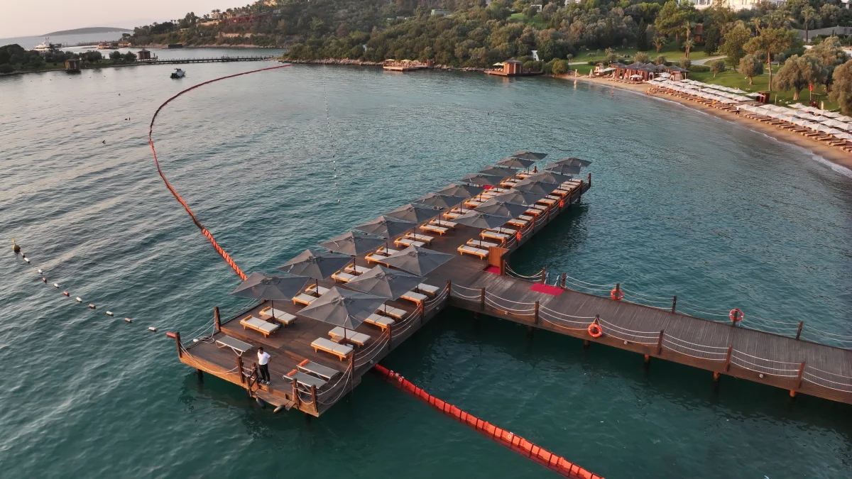 Пляж отеля Rixos Premium Bodrum