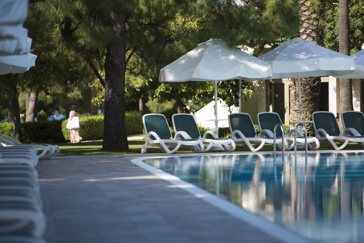 Бассейн Barut Hemera в Сиде, вид сверху