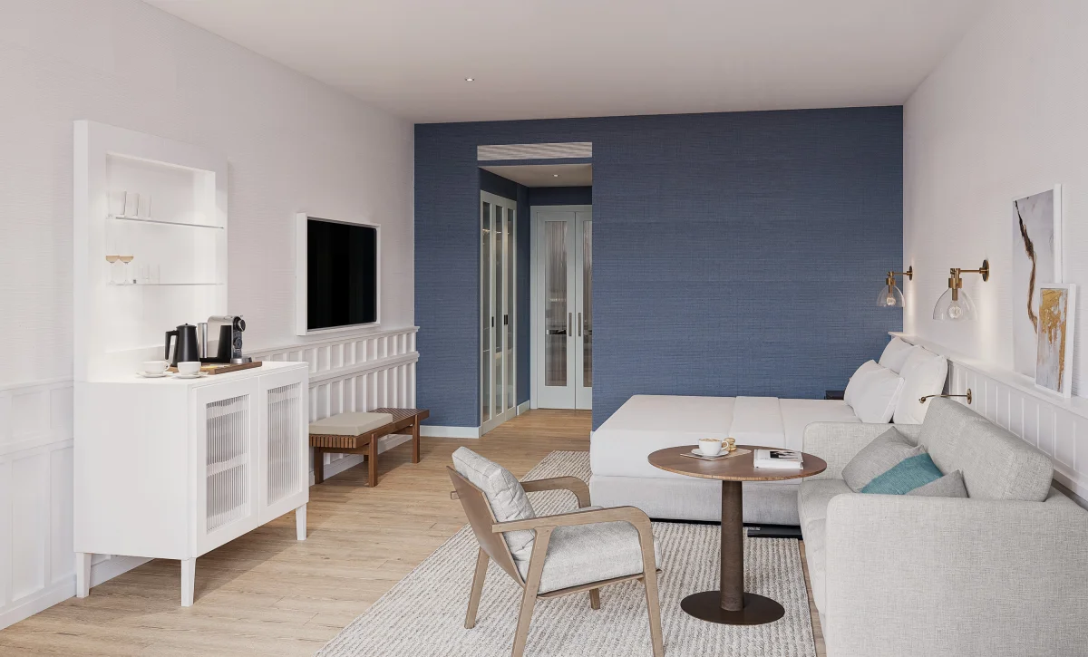 Family Deluxe Suite Swim-Up с видом на море