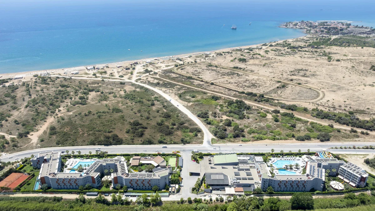 Barut Goia у моря в Сиде, вид сверху