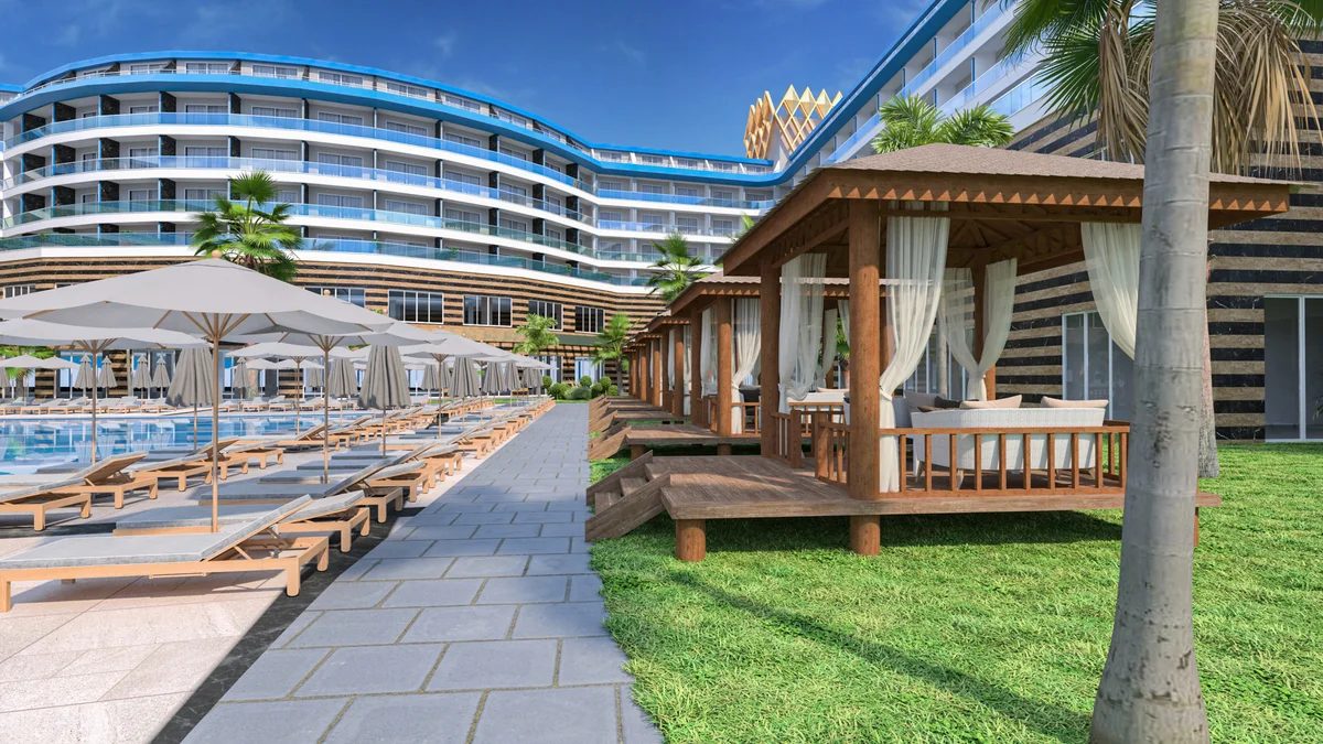 Пляж Eftalia Blue Hotel