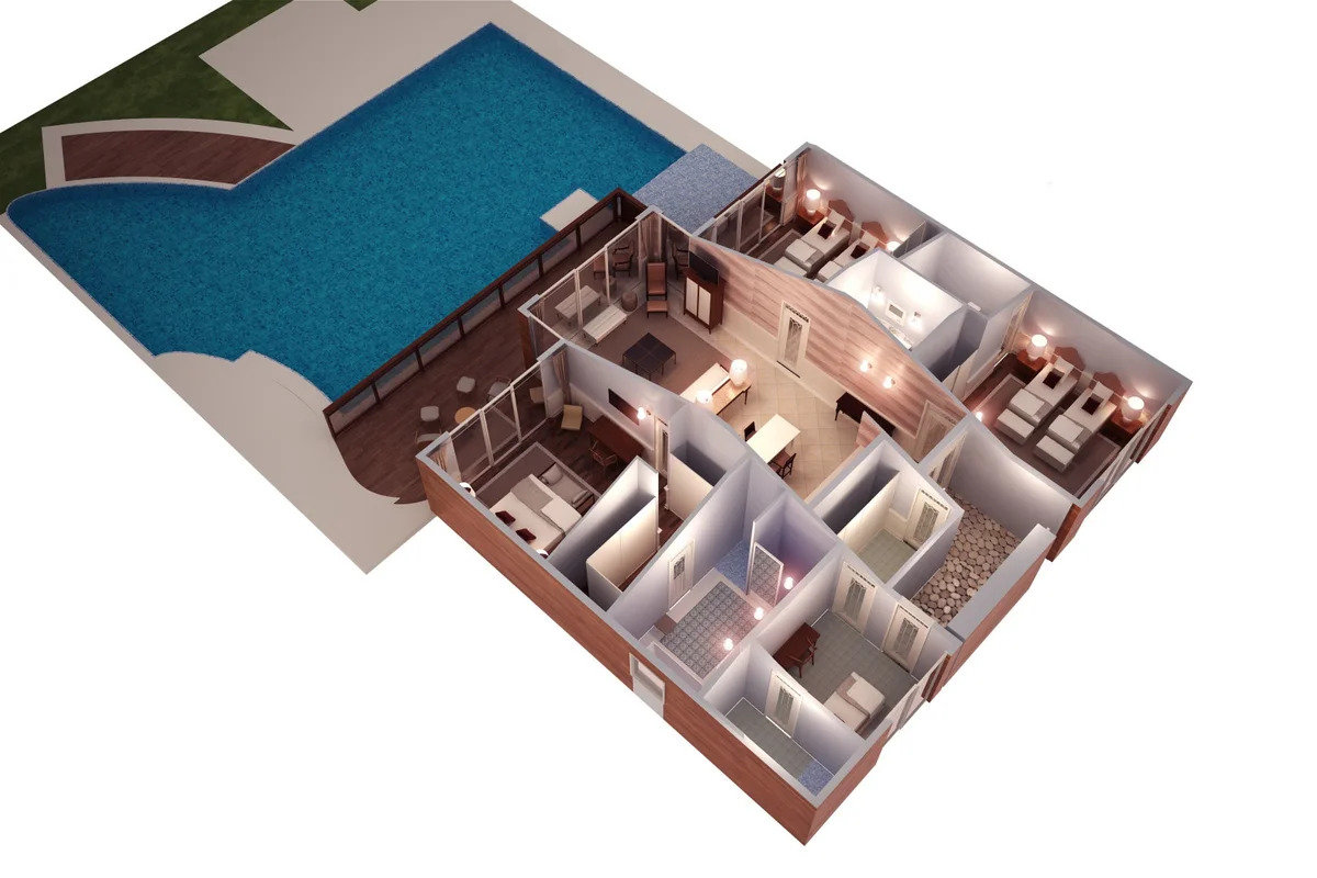 Вилла Maldives с 3 спальнями