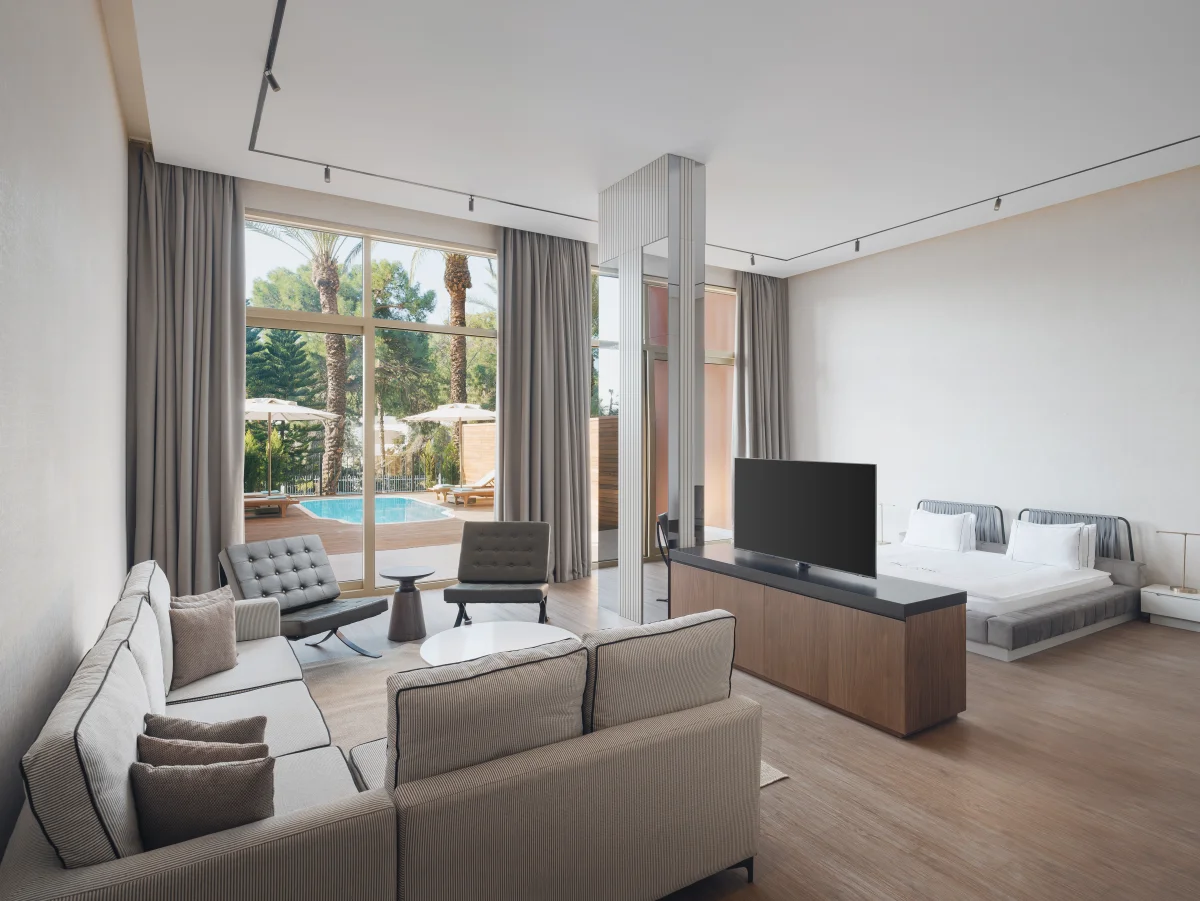 Loft Deluxe с приватным бассейном (1 спальня)